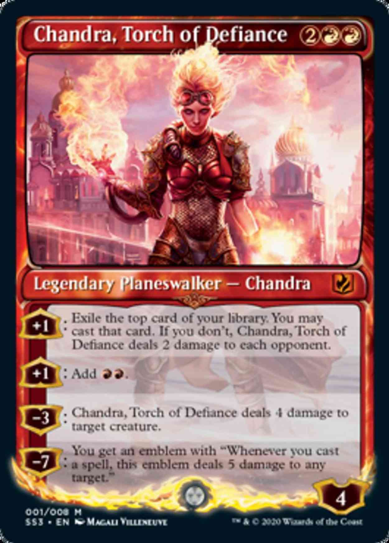 Chandra, Torch of Defiance magic card front