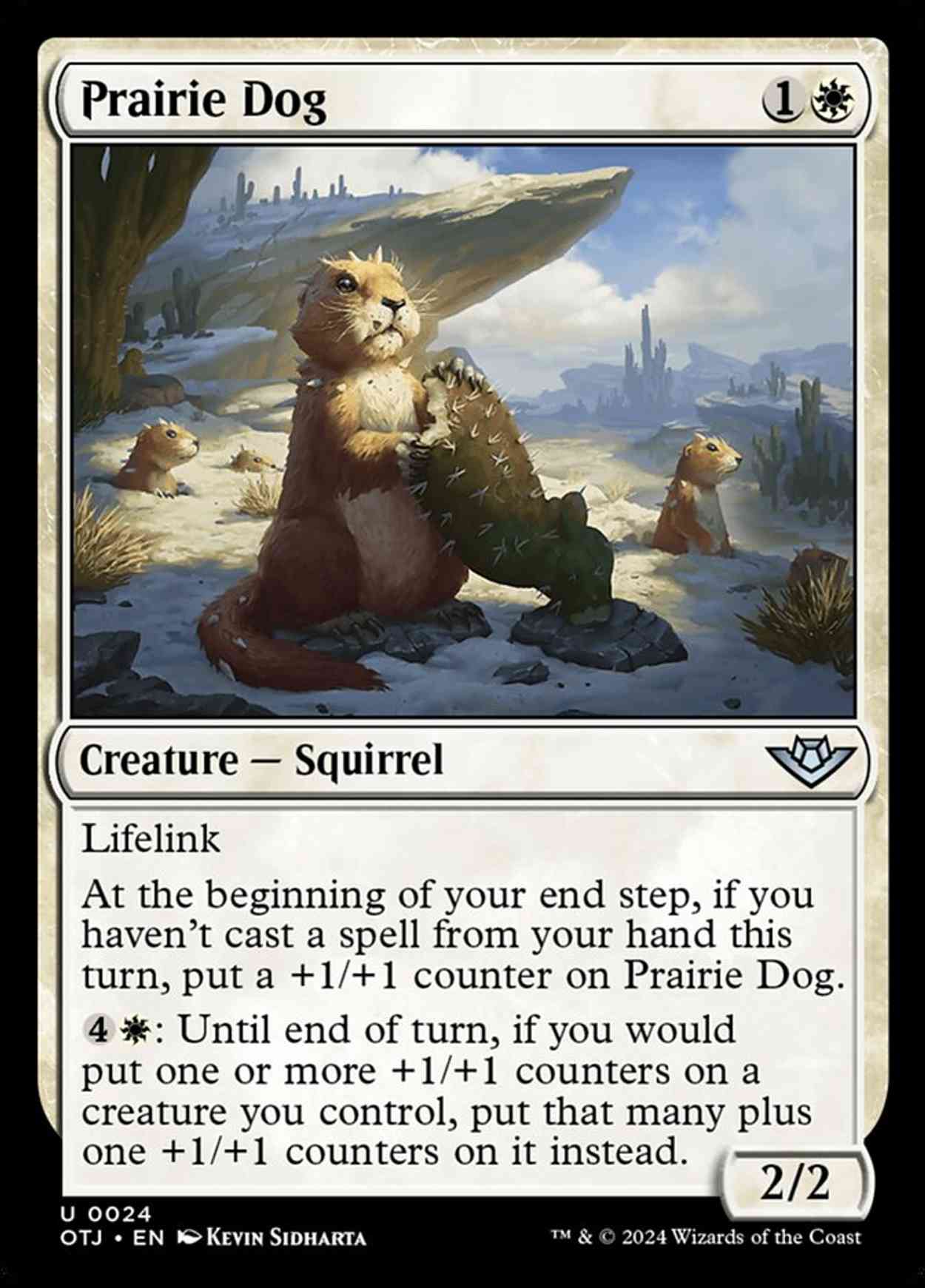 Prairie Dog magic card front