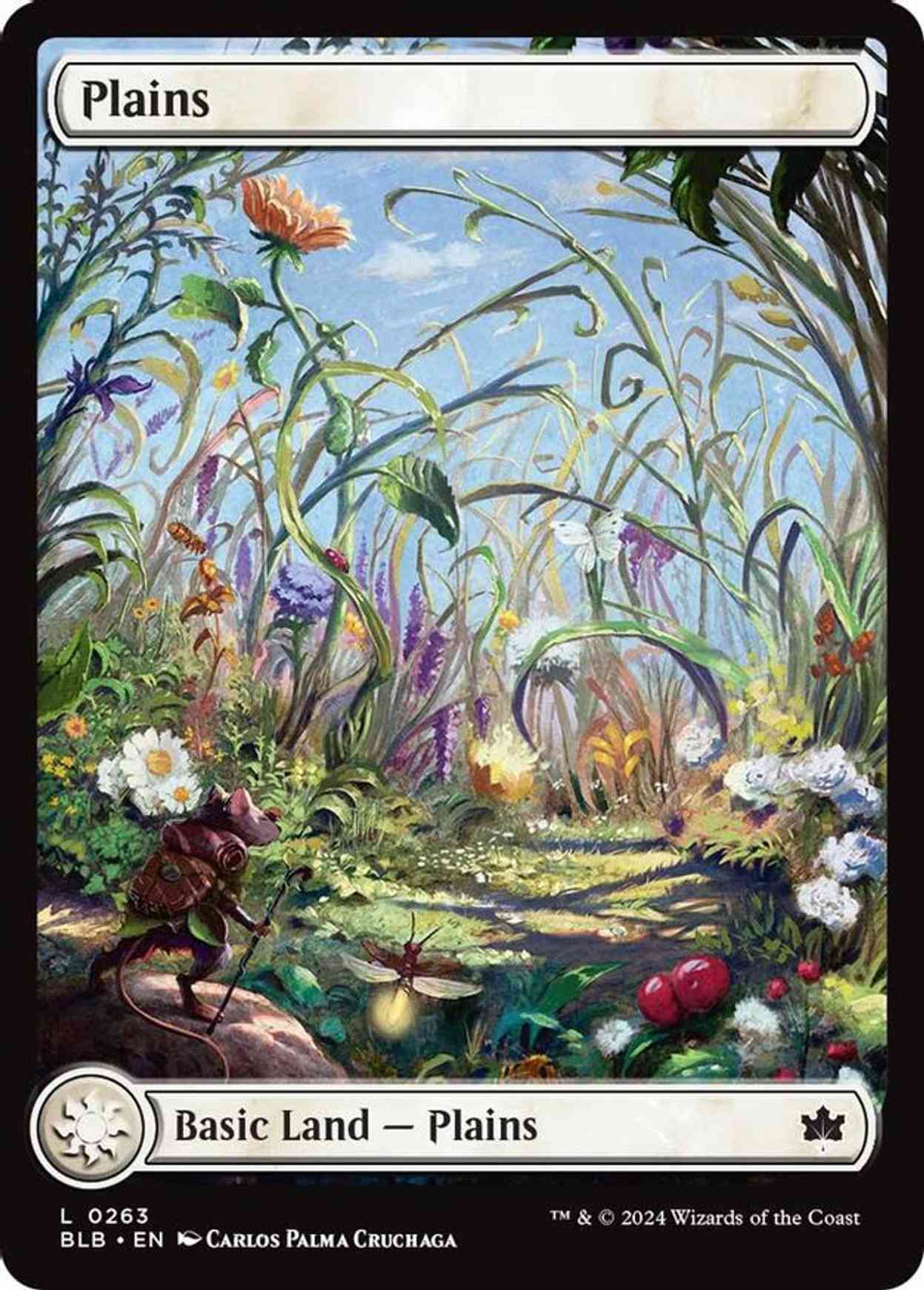 Plains (0263) magic card front