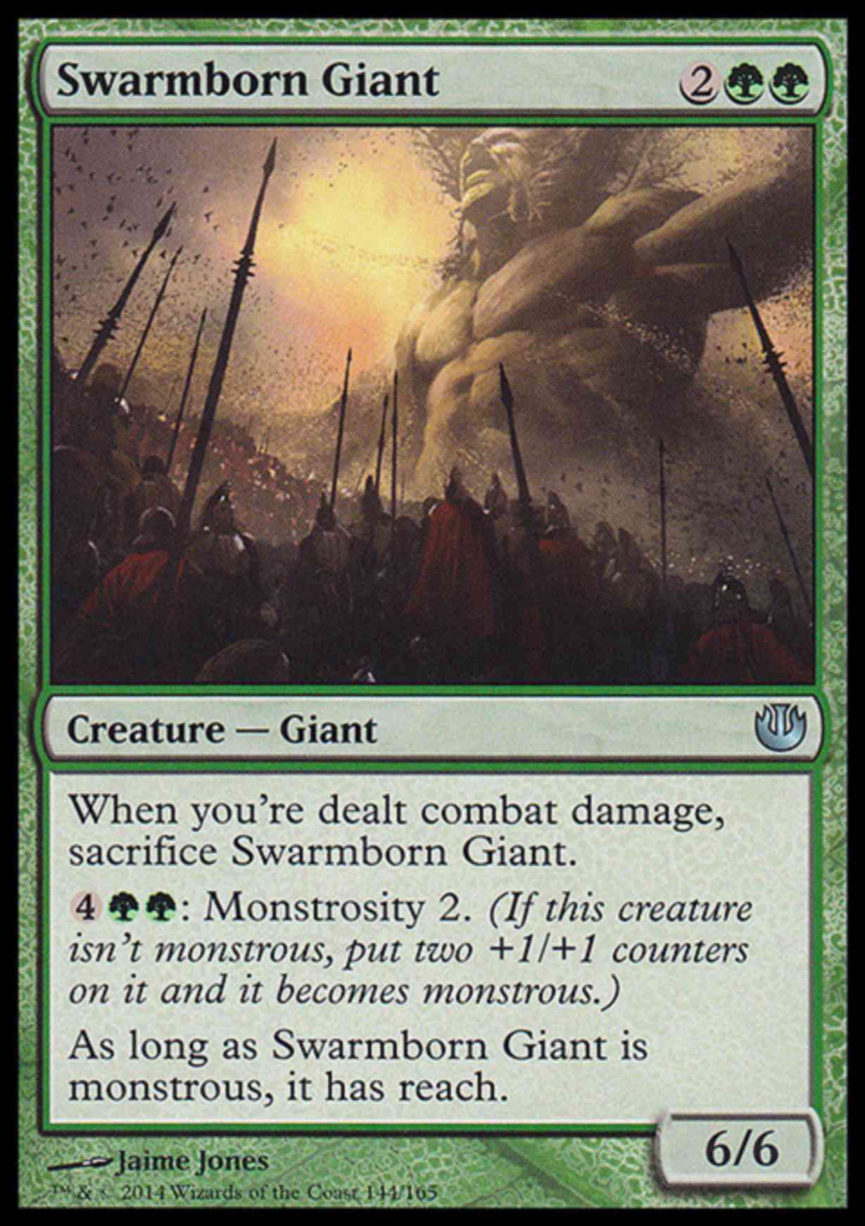 Swarmborn Giant magic card front