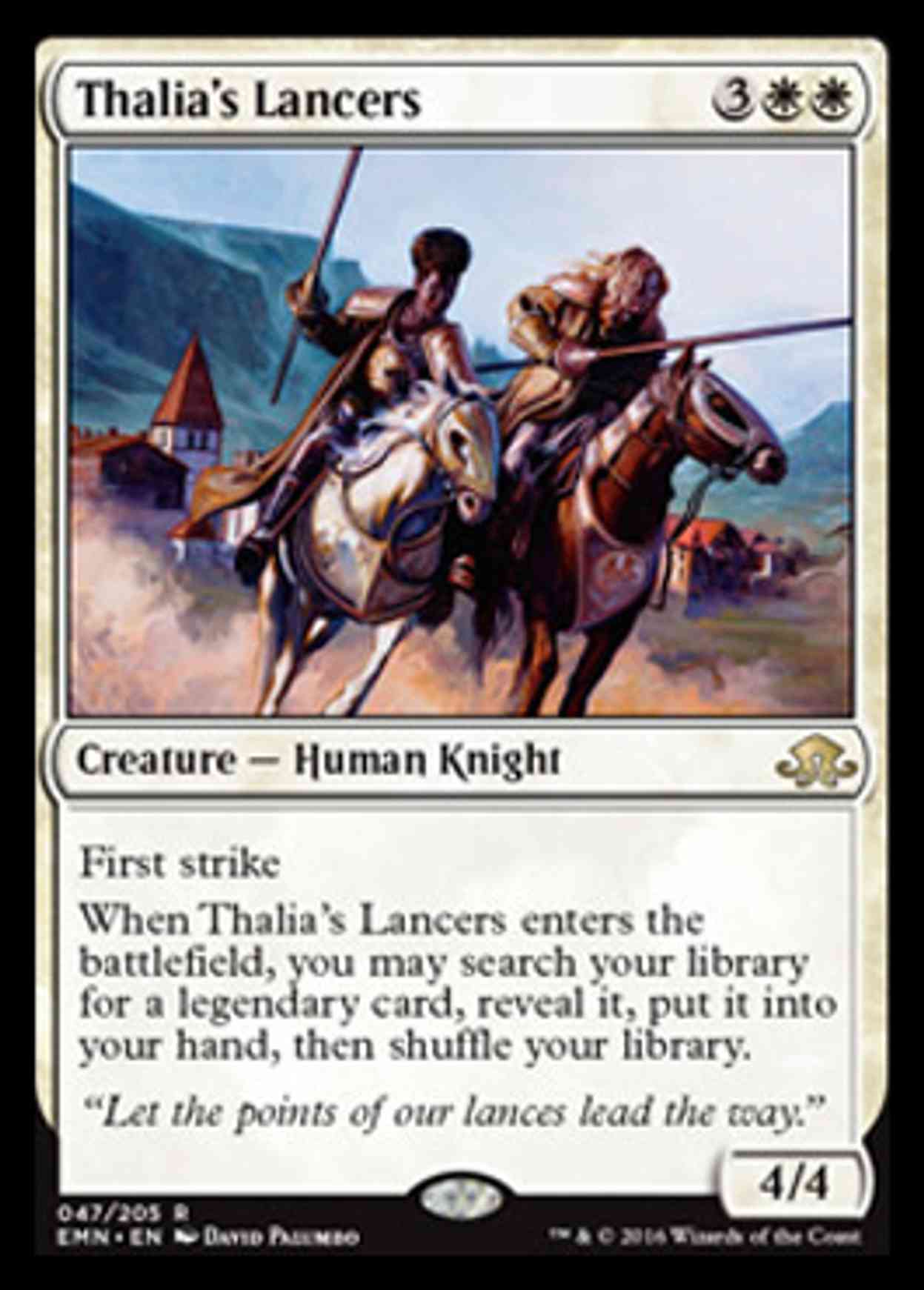 Thalia's Lancers magic card front