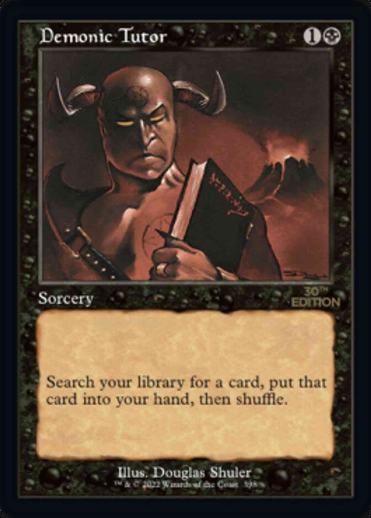 Demonic Tutor (Retro Frame) magic card front