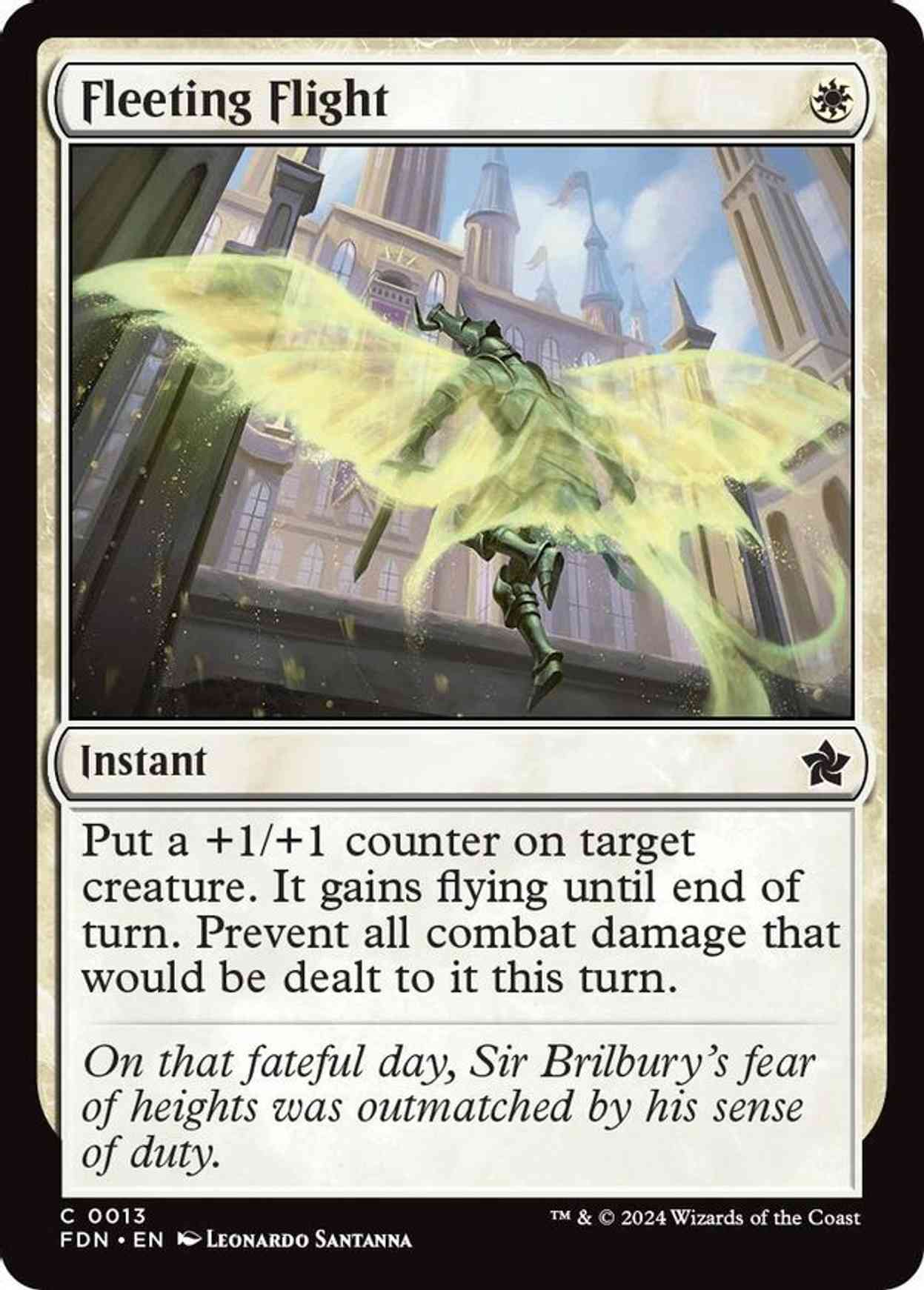 Fleeting Flight magic card front