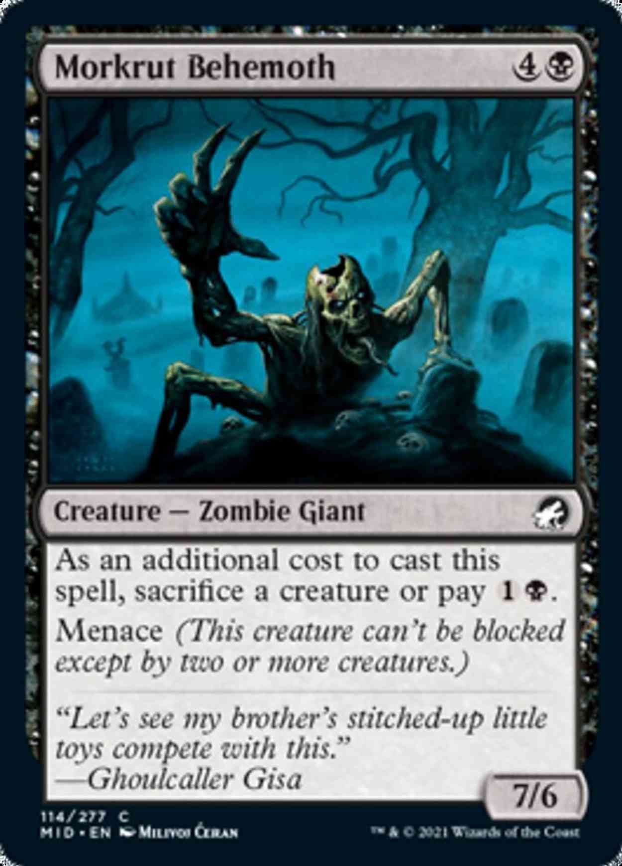 Morkrut Behemoth magic card front