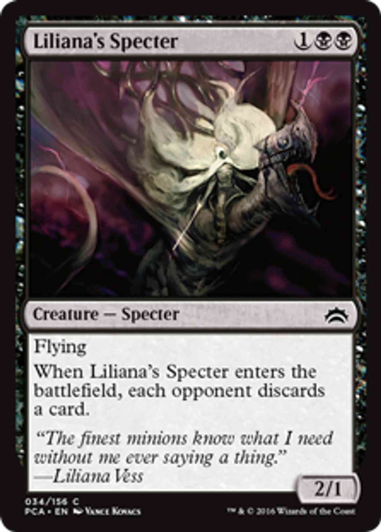 Liliana's Specter magic card front