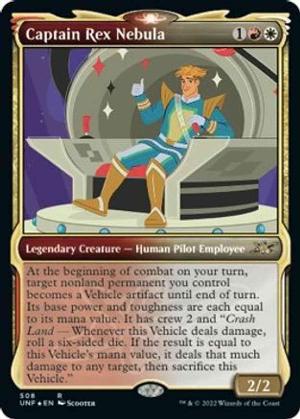 Captain Rex Nebula (Showcase) (Galaxy Foil) magic card front