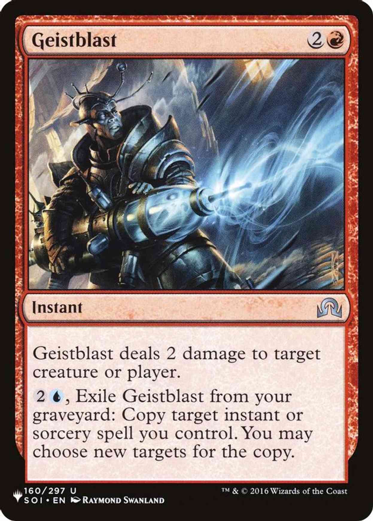 Geistblast magic card front