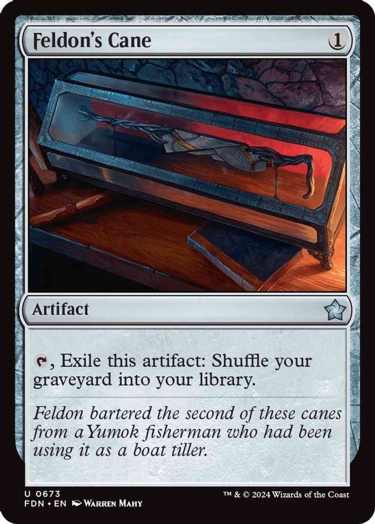 Feldon's Cane magic card front