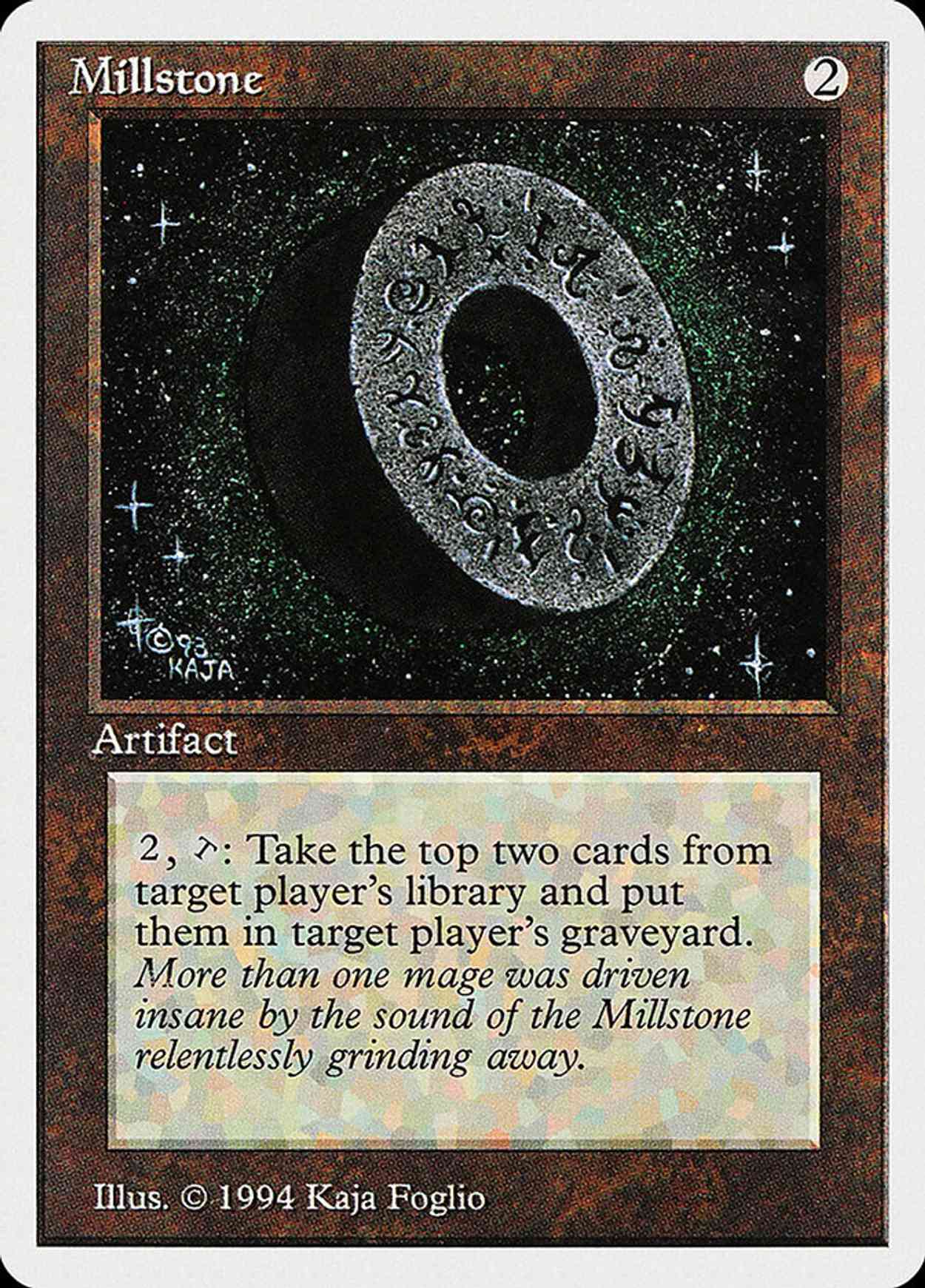 Millstone magic card front