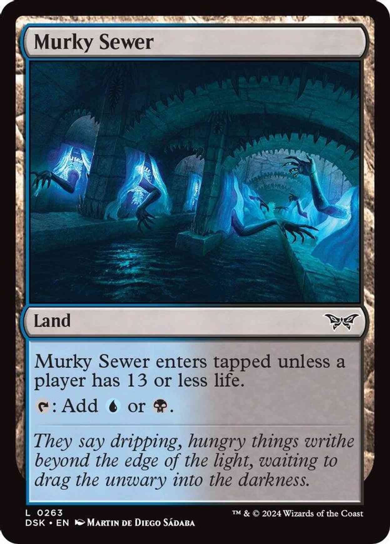 Murky Sewer magic card front