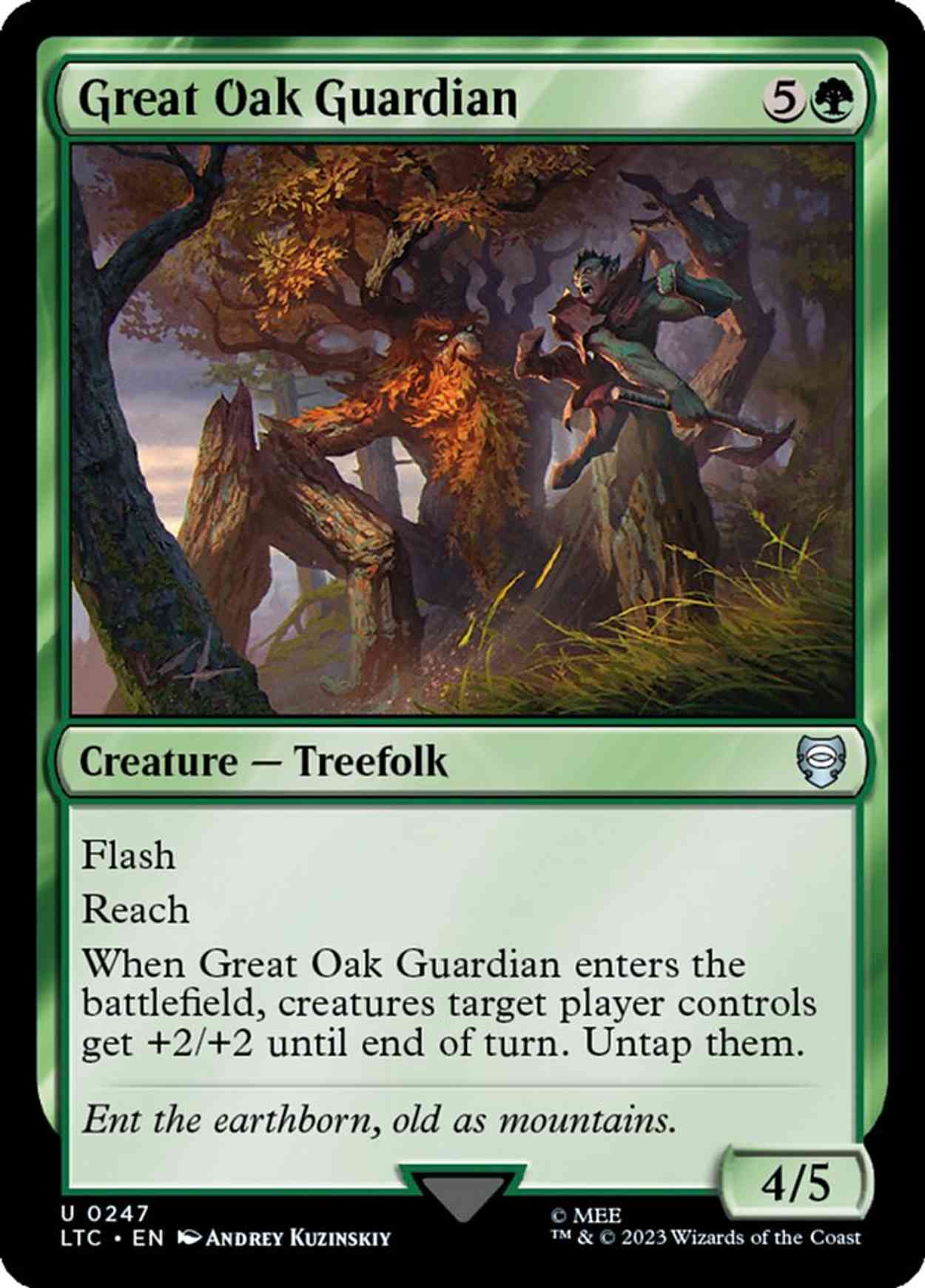 Great Oak Guardian magic card front