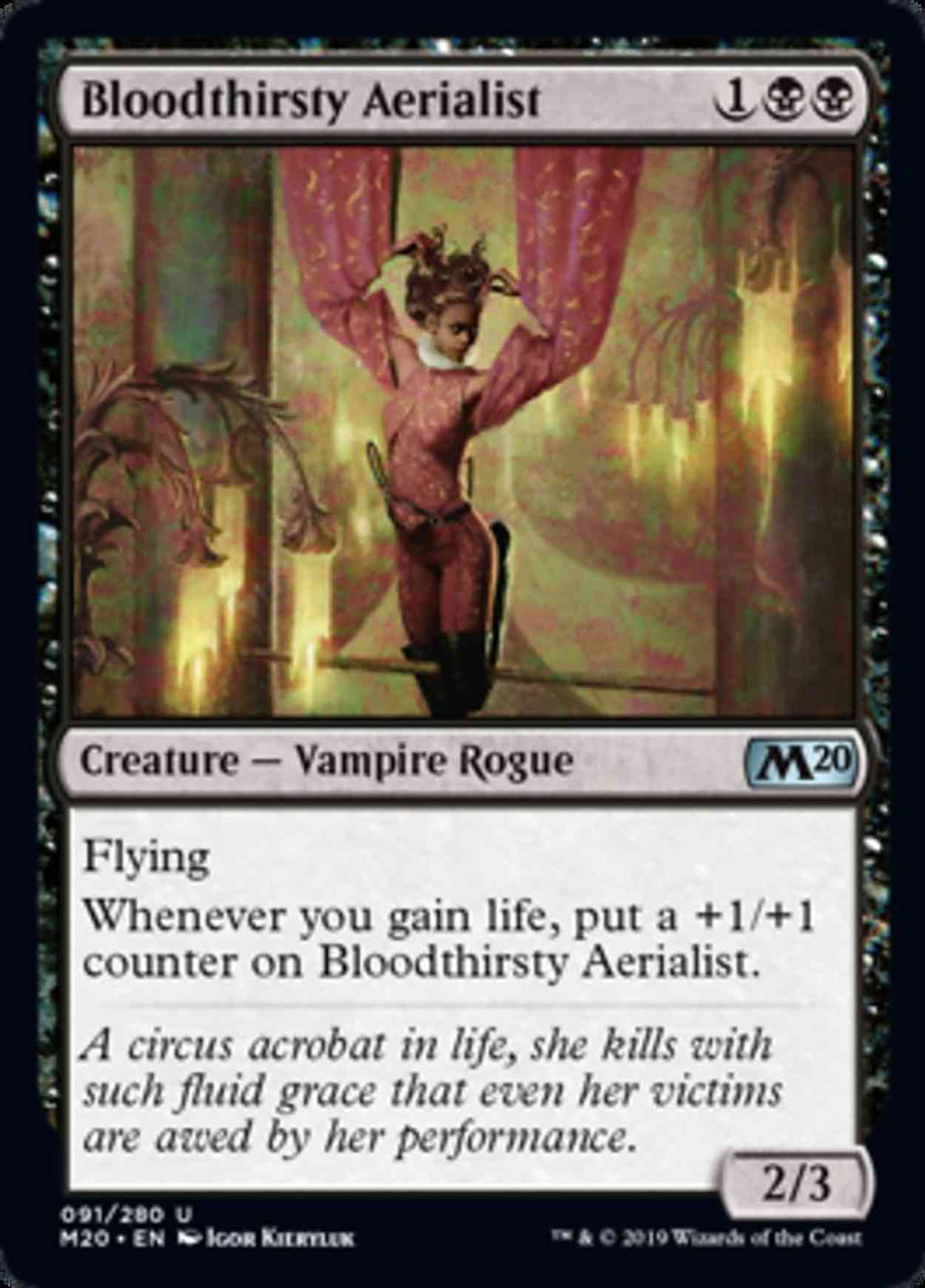 Bloodthirsty Aerialist magic card front