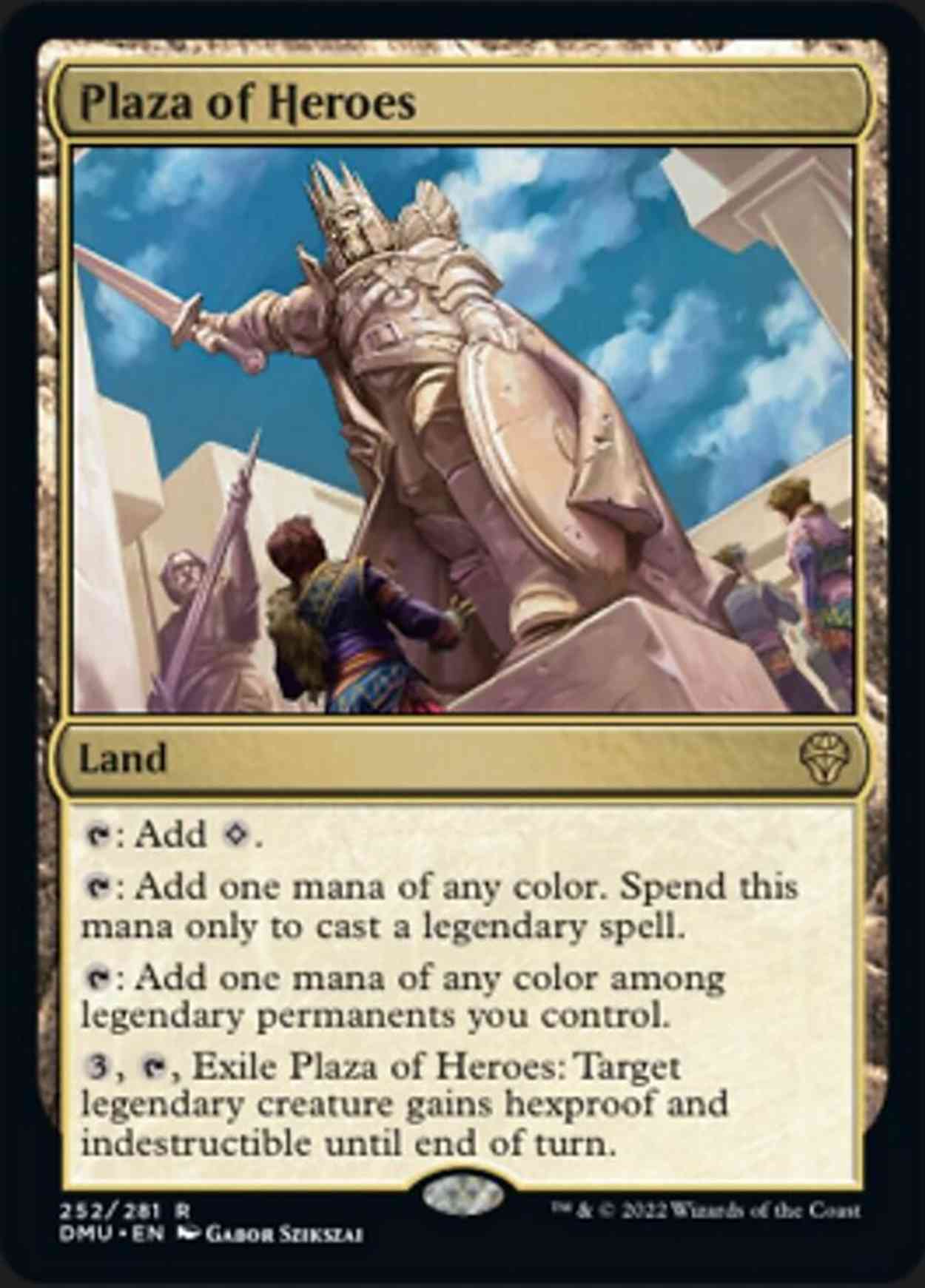 Plaza of Heroes magic card front