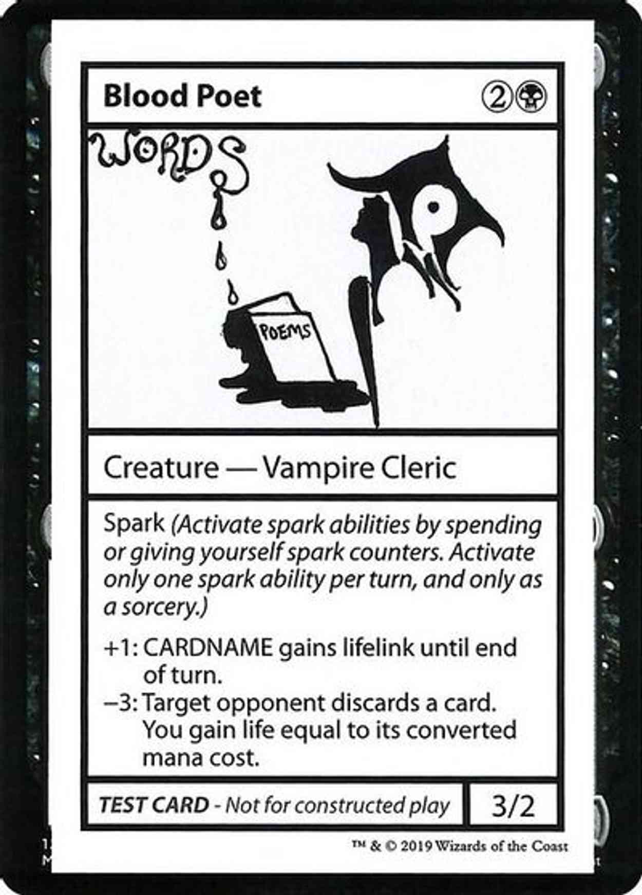 Blood Poet (No PW Symbol) magic card front