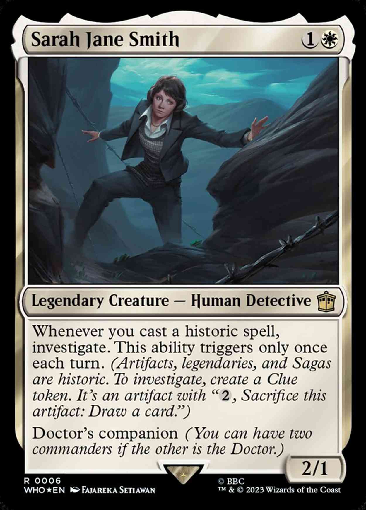 Sarah Jane Smith magic card front