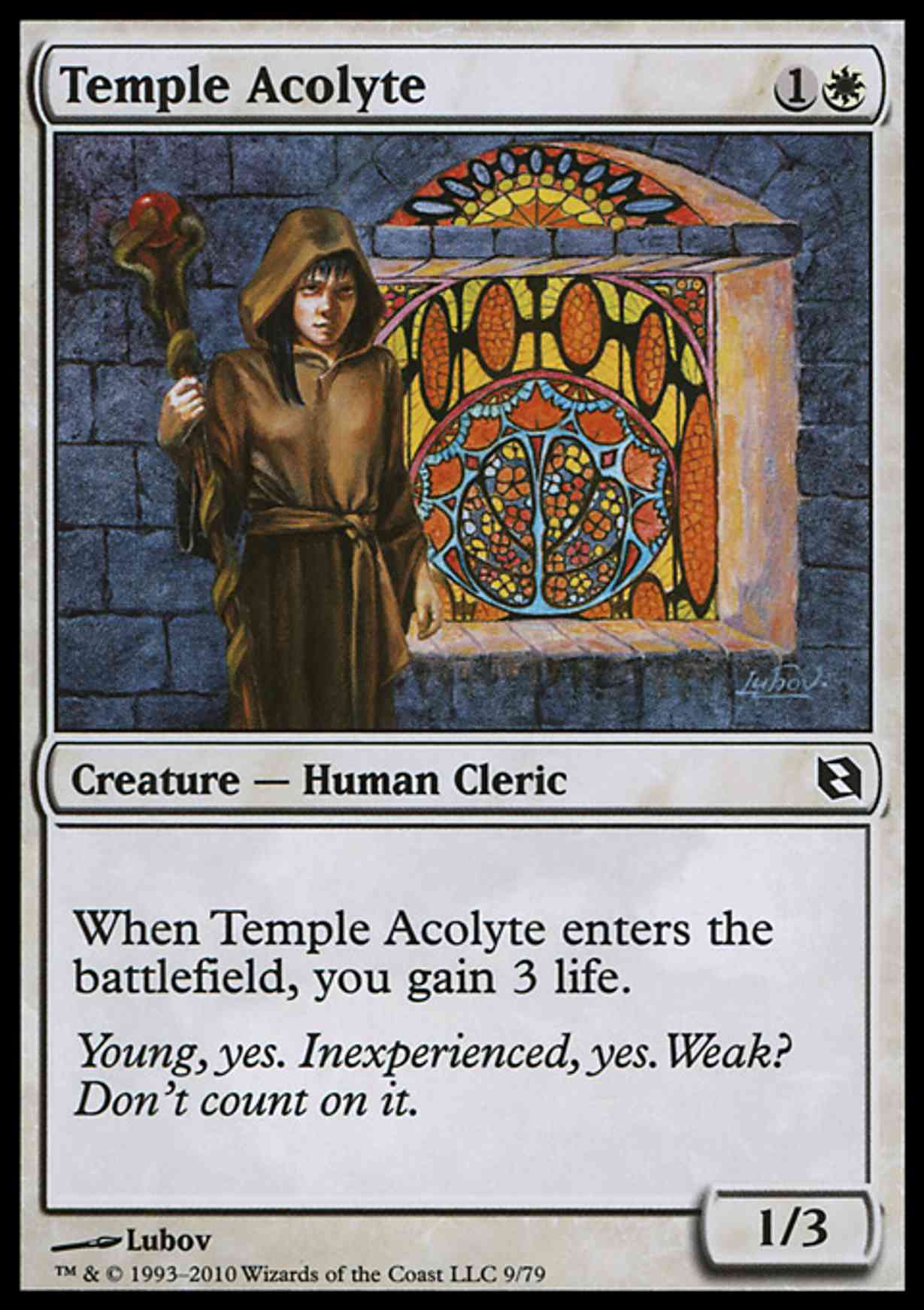 Temple Acolyte magic card front