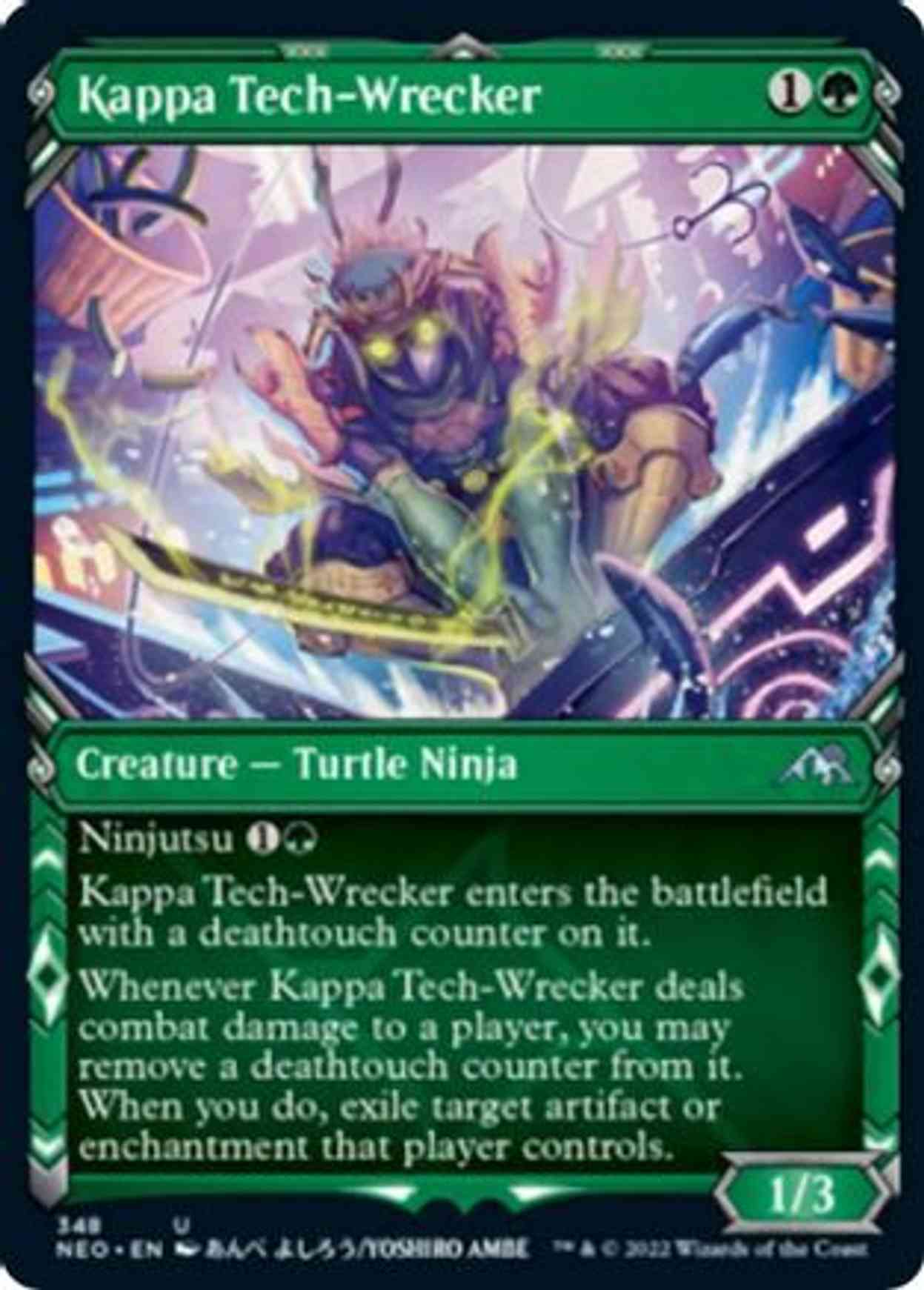 Kappa Tech-Wrecker (Showcase) magic card front