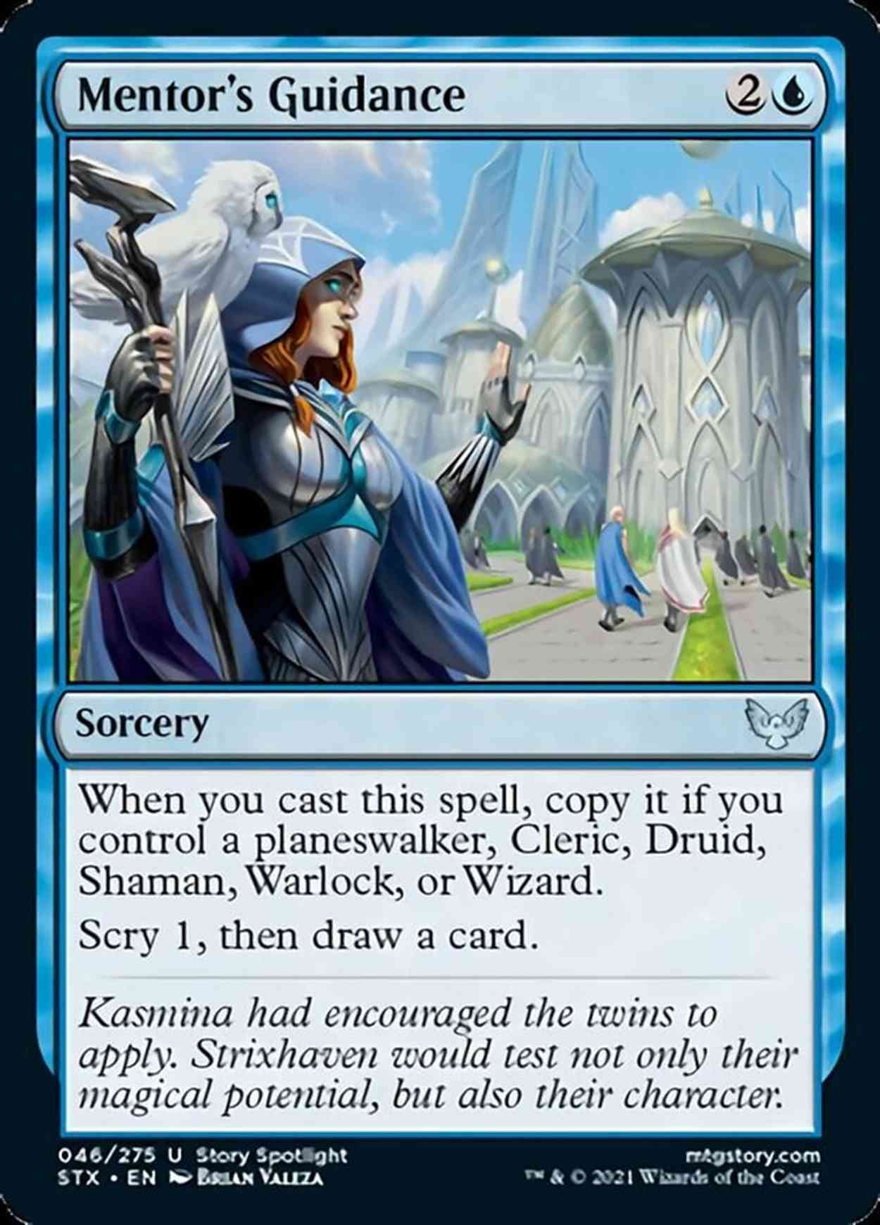 Mentor's Guidance magic card front