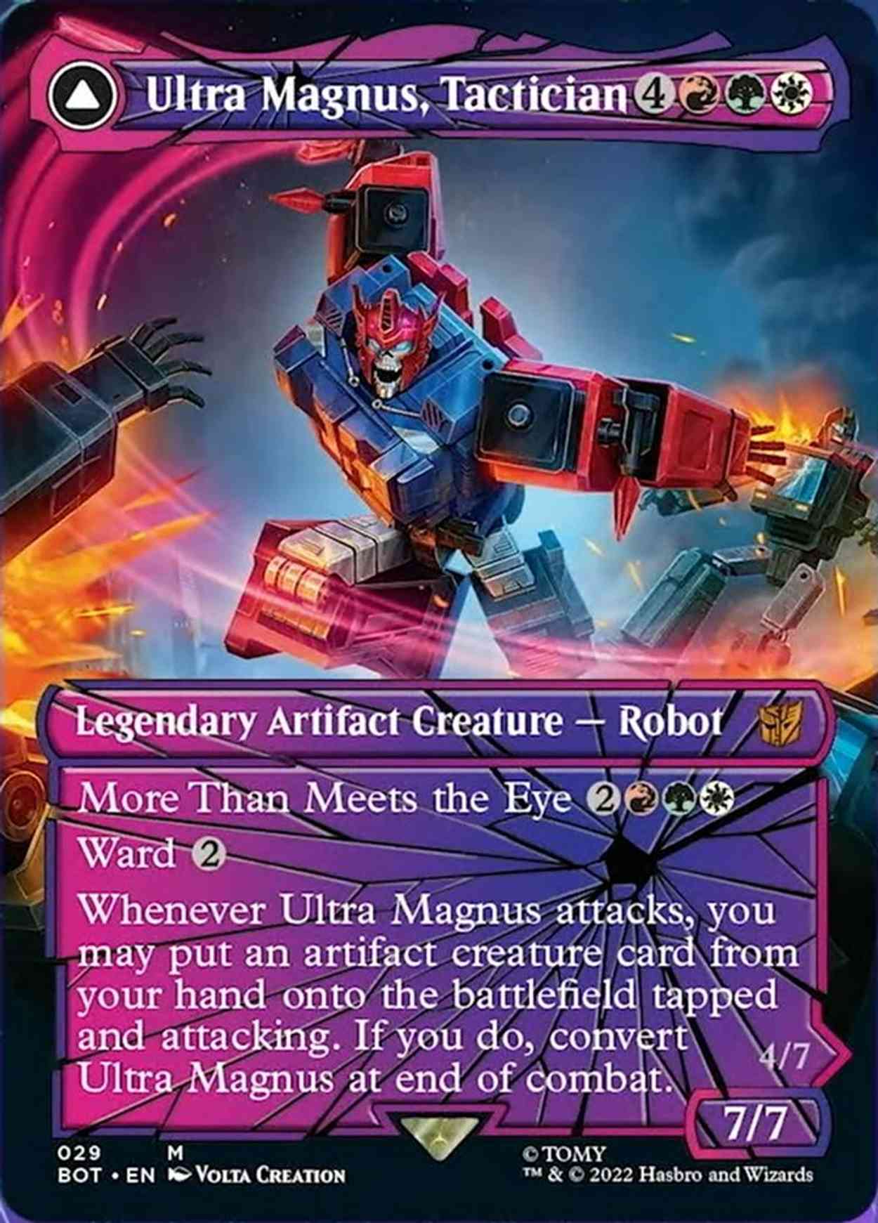 Ultra Magnus, Tactician (Shattered Glass) magic card front
