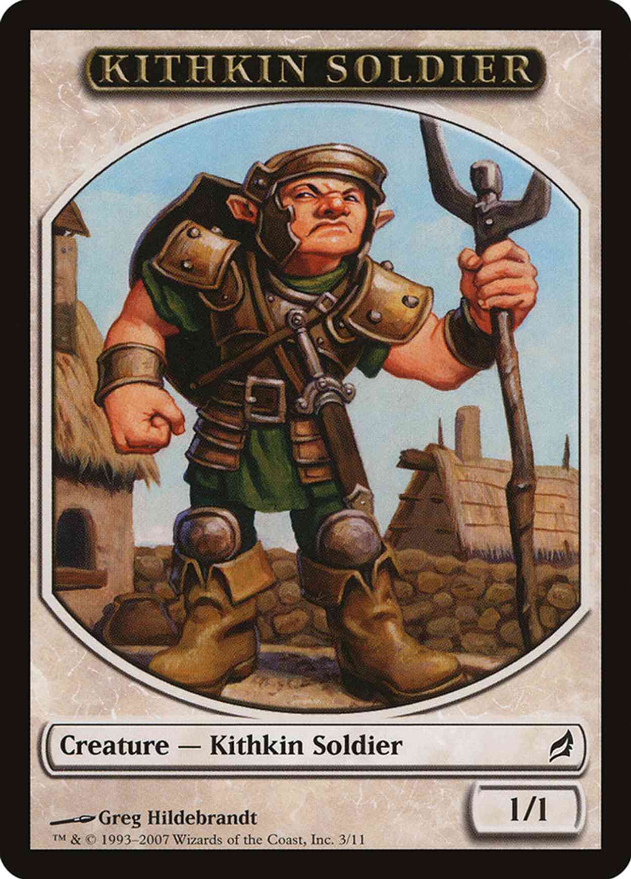 Kithkin Soldier Token magic card front