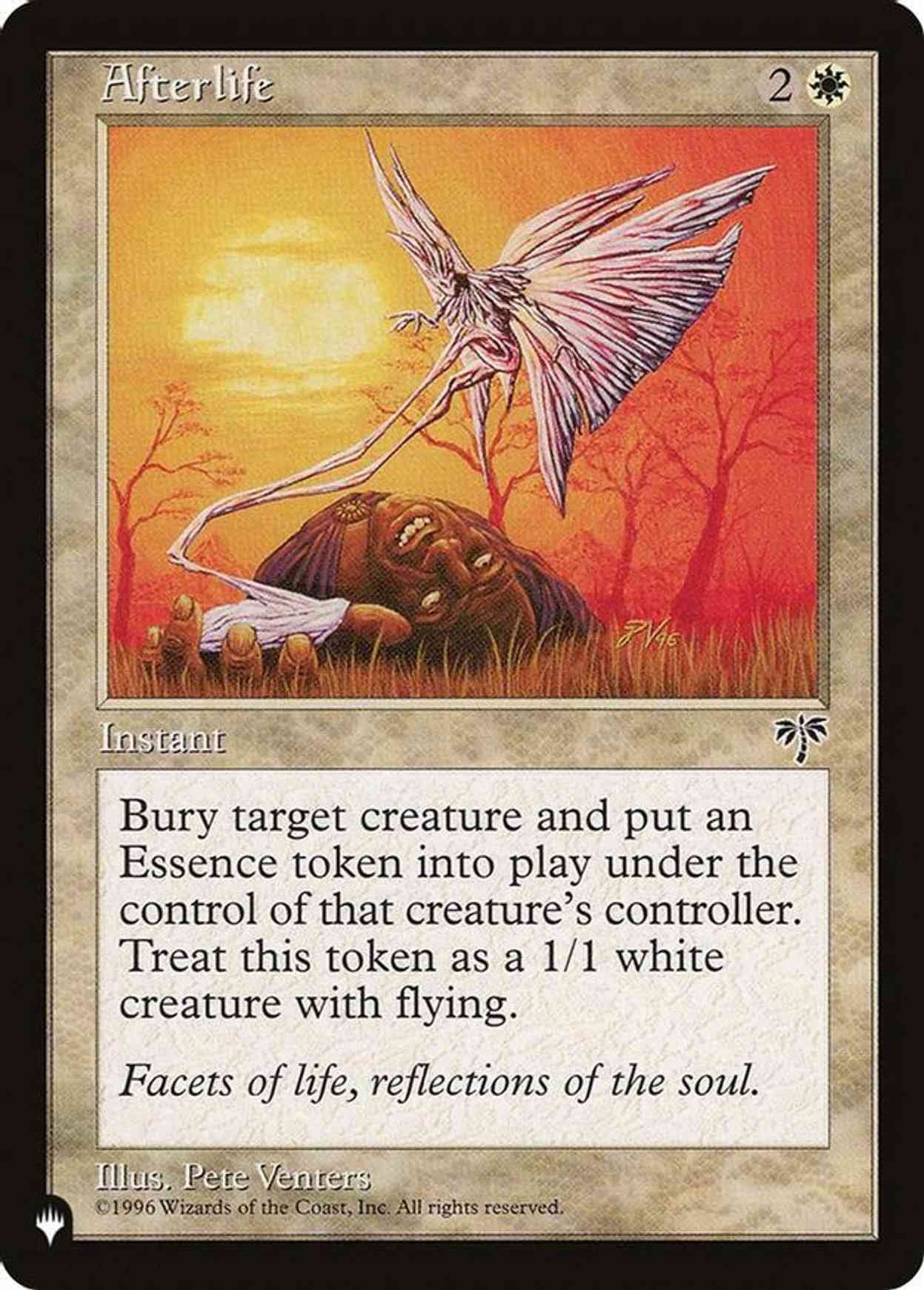 Afterlife magic card front