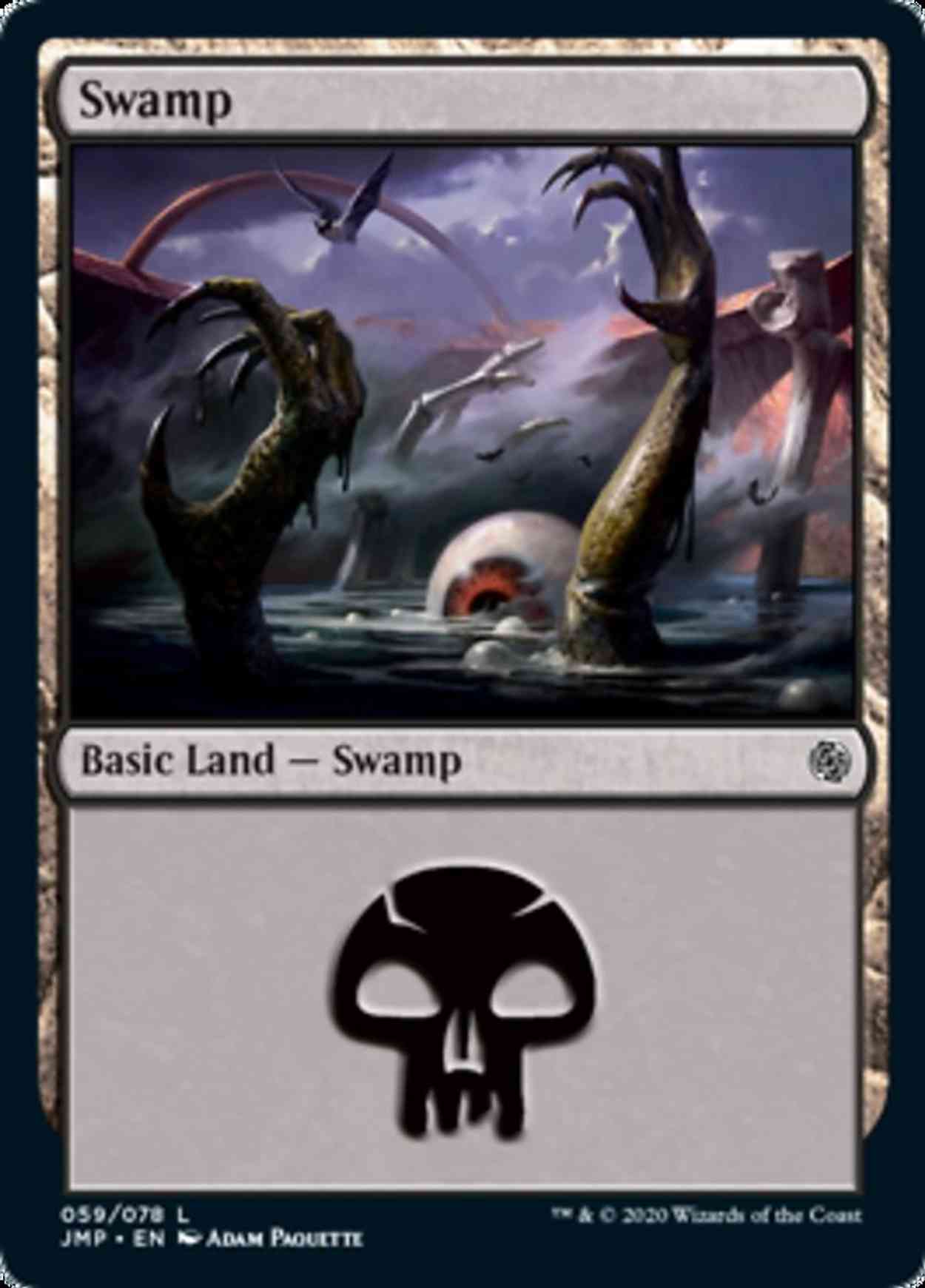 Swamp (59) magic card front