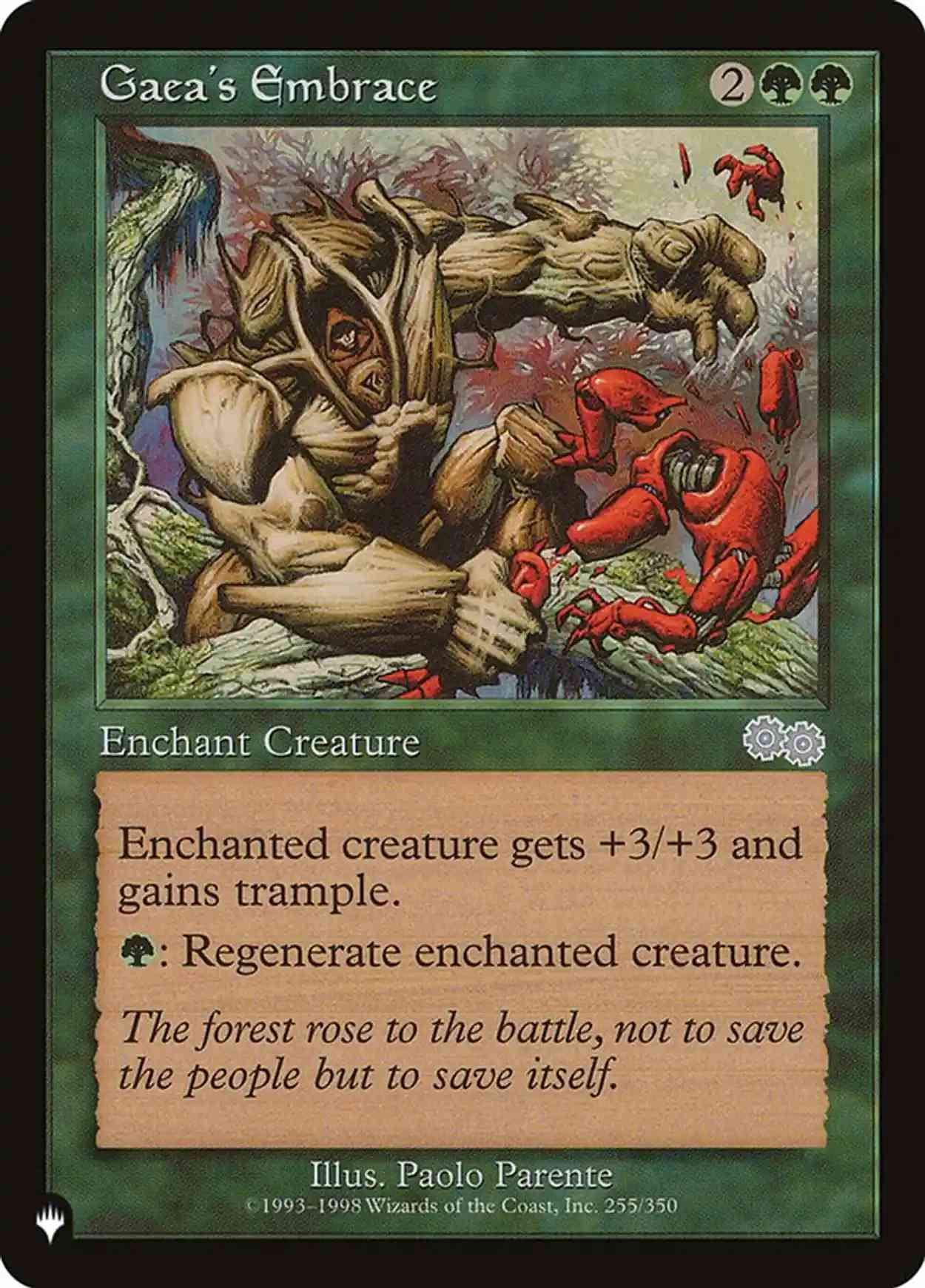 Gaea's Embrace magic card front