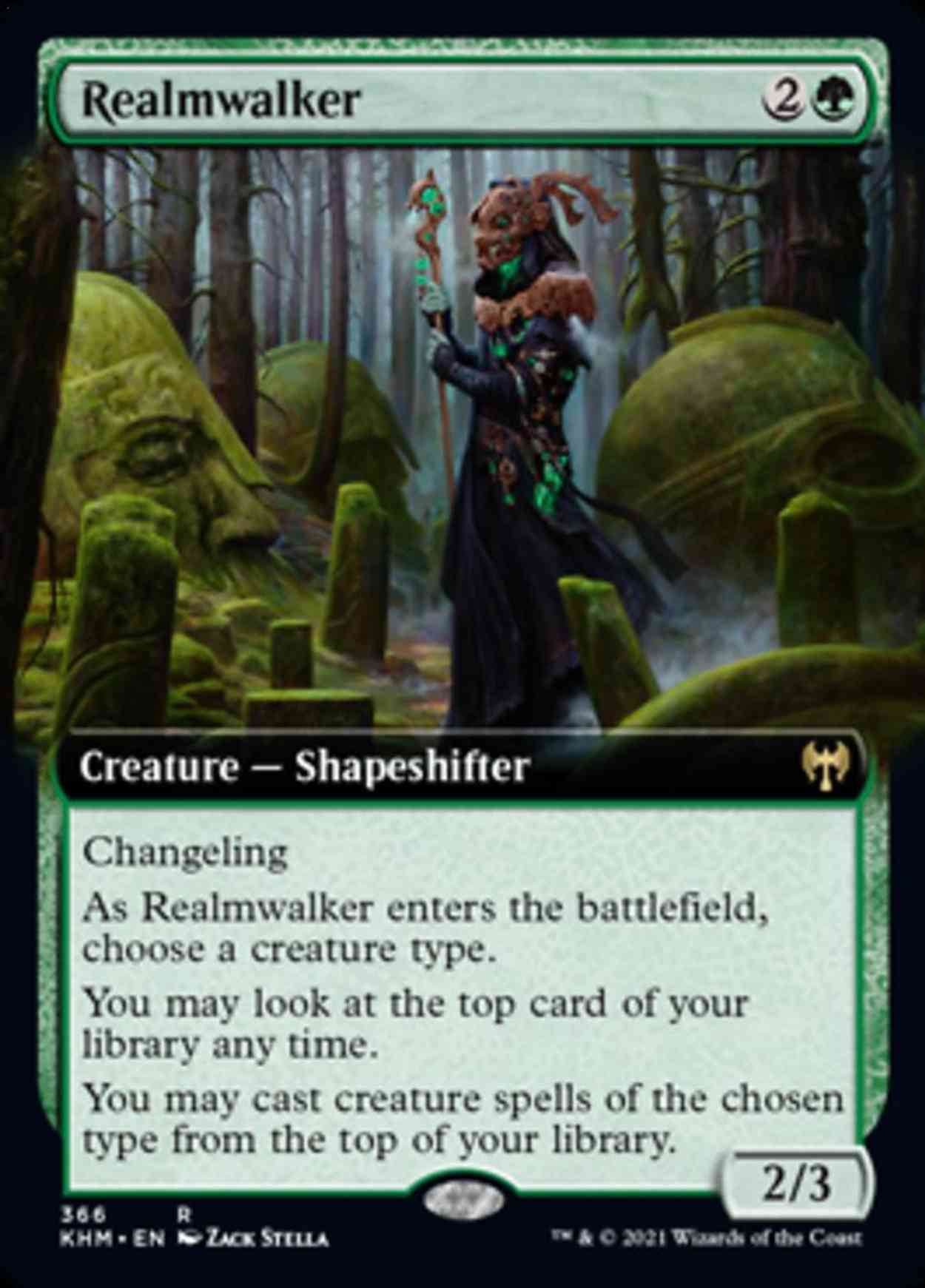 Realmwalker (Extended Art) magic card front