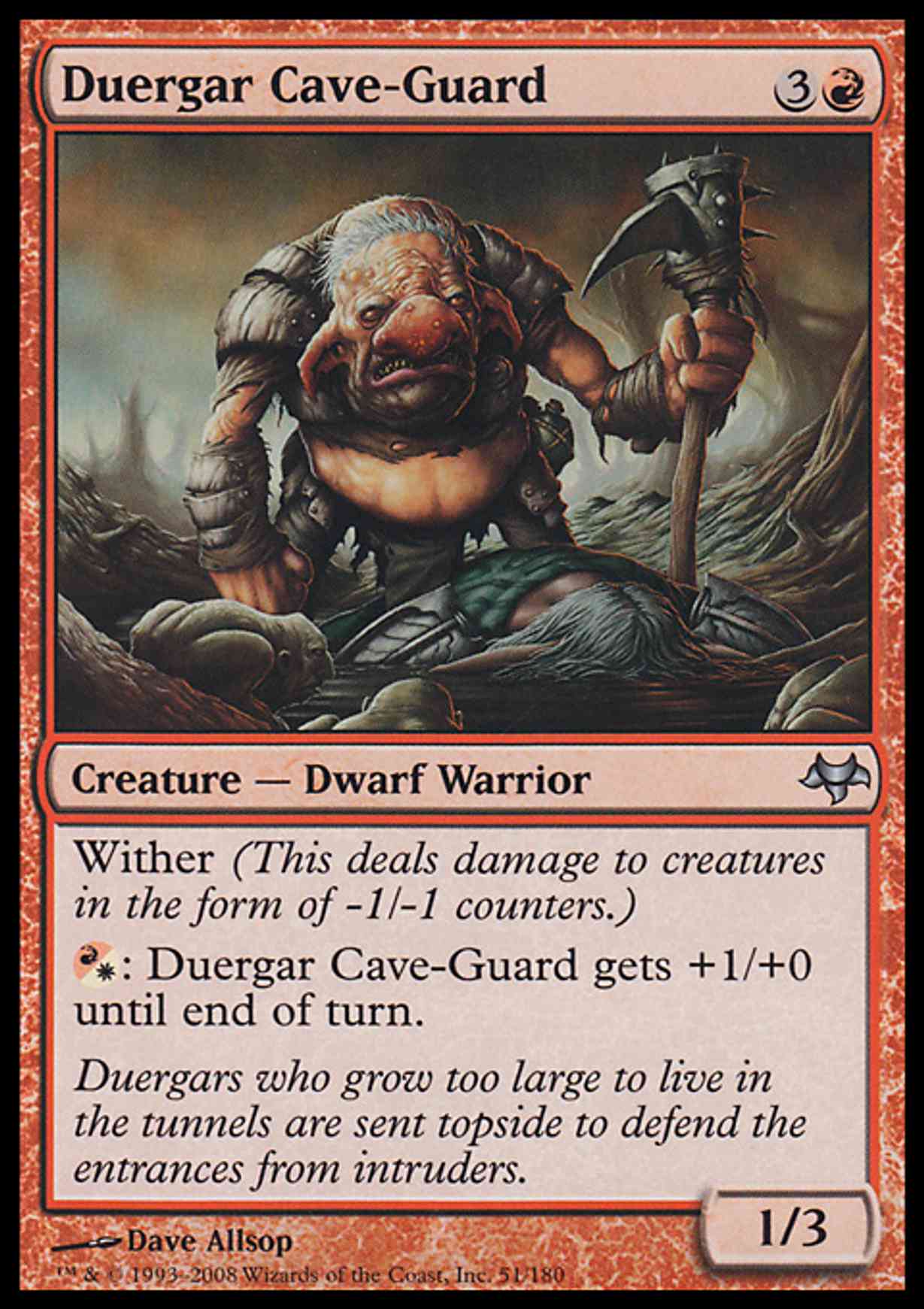 Duergar Cave-Guard magic card front