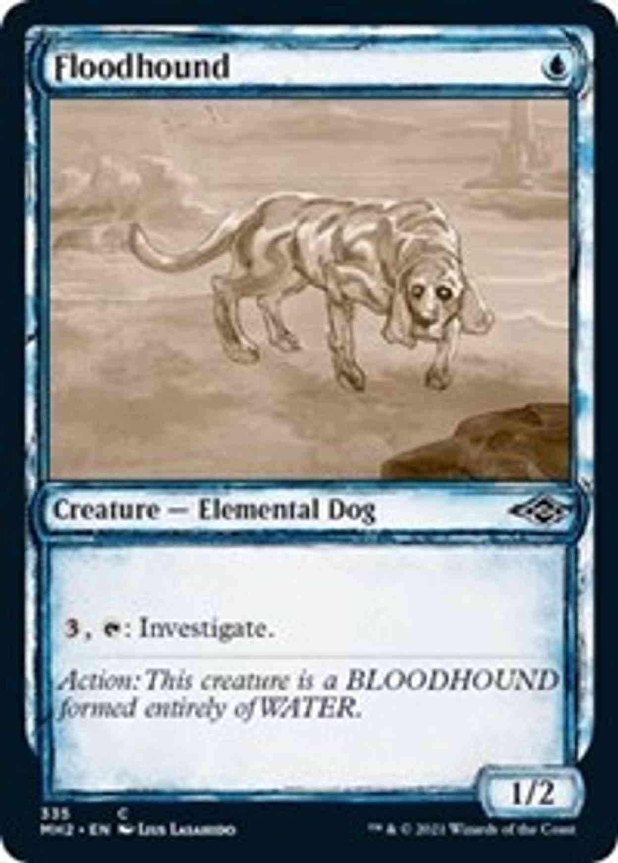 Floodhound (Showcase) magic card front