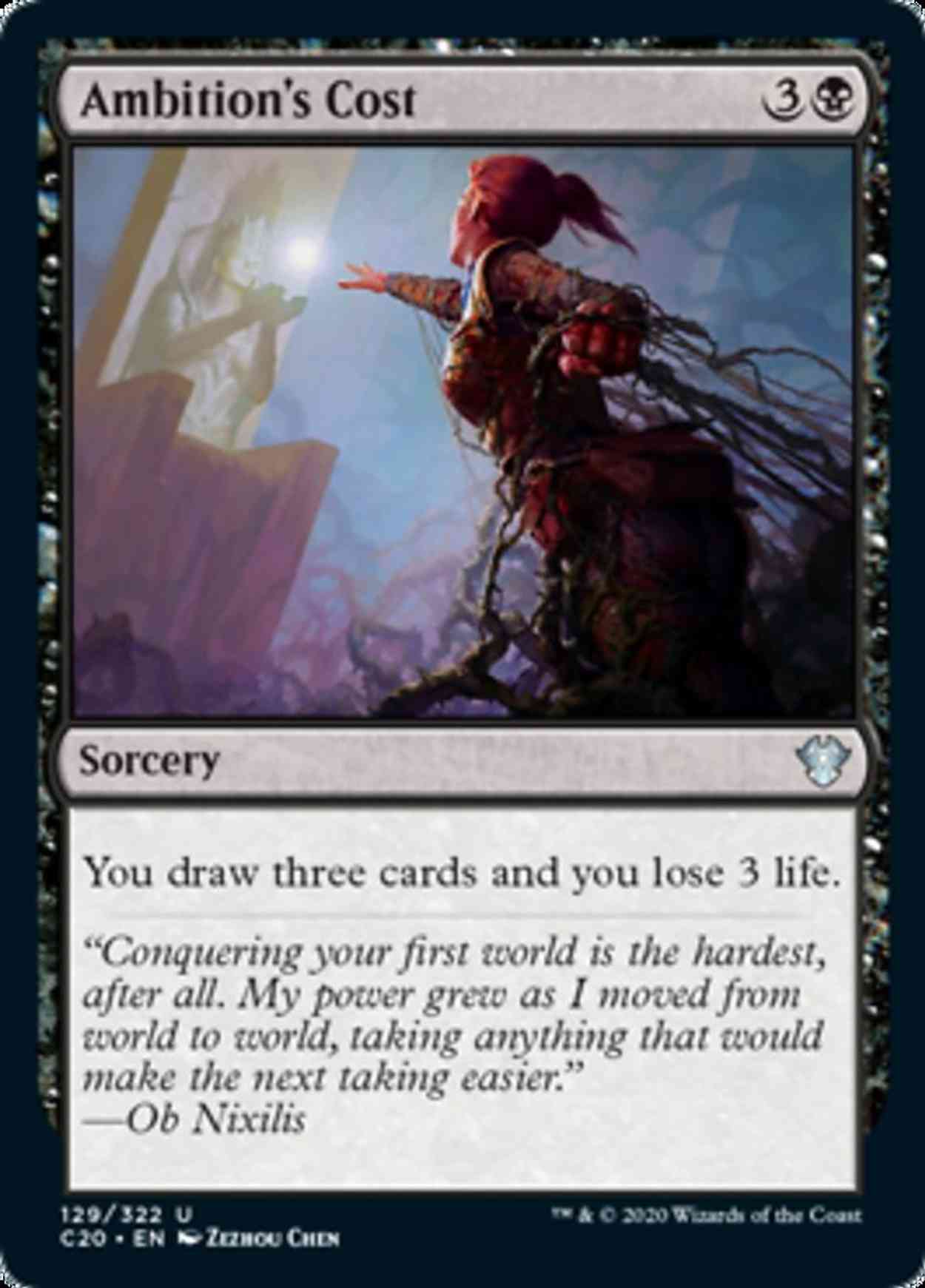 Ambition's Cost magic card front