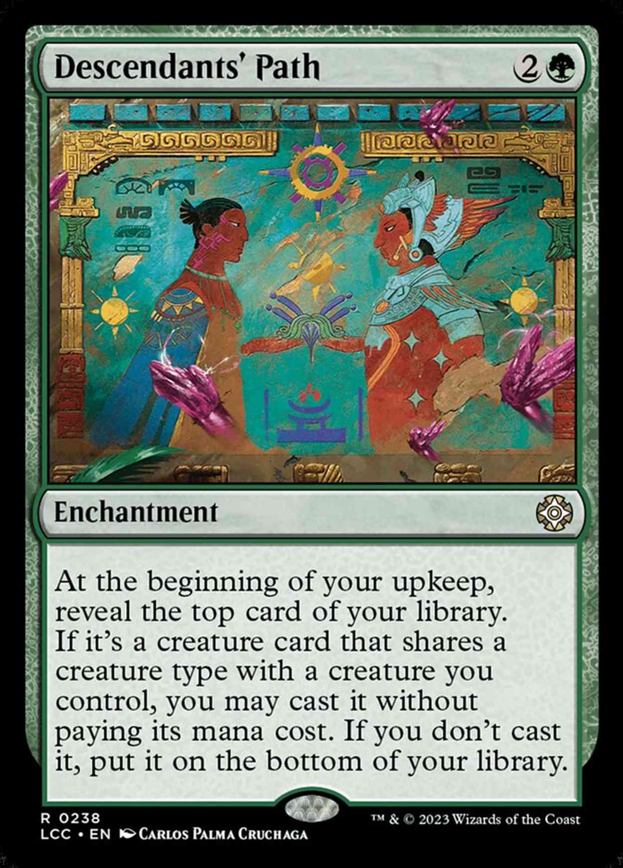 Descendants' Path magic card front