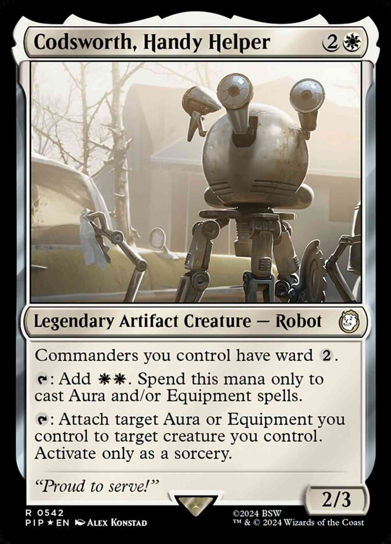 Codsworth, Handy Helper (Surge Foil) magic card front