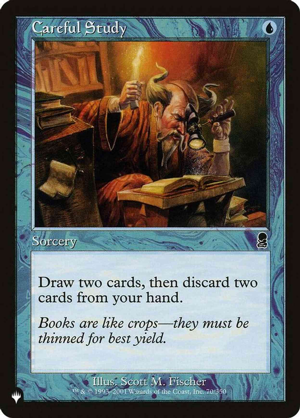 Careful Study magic card front