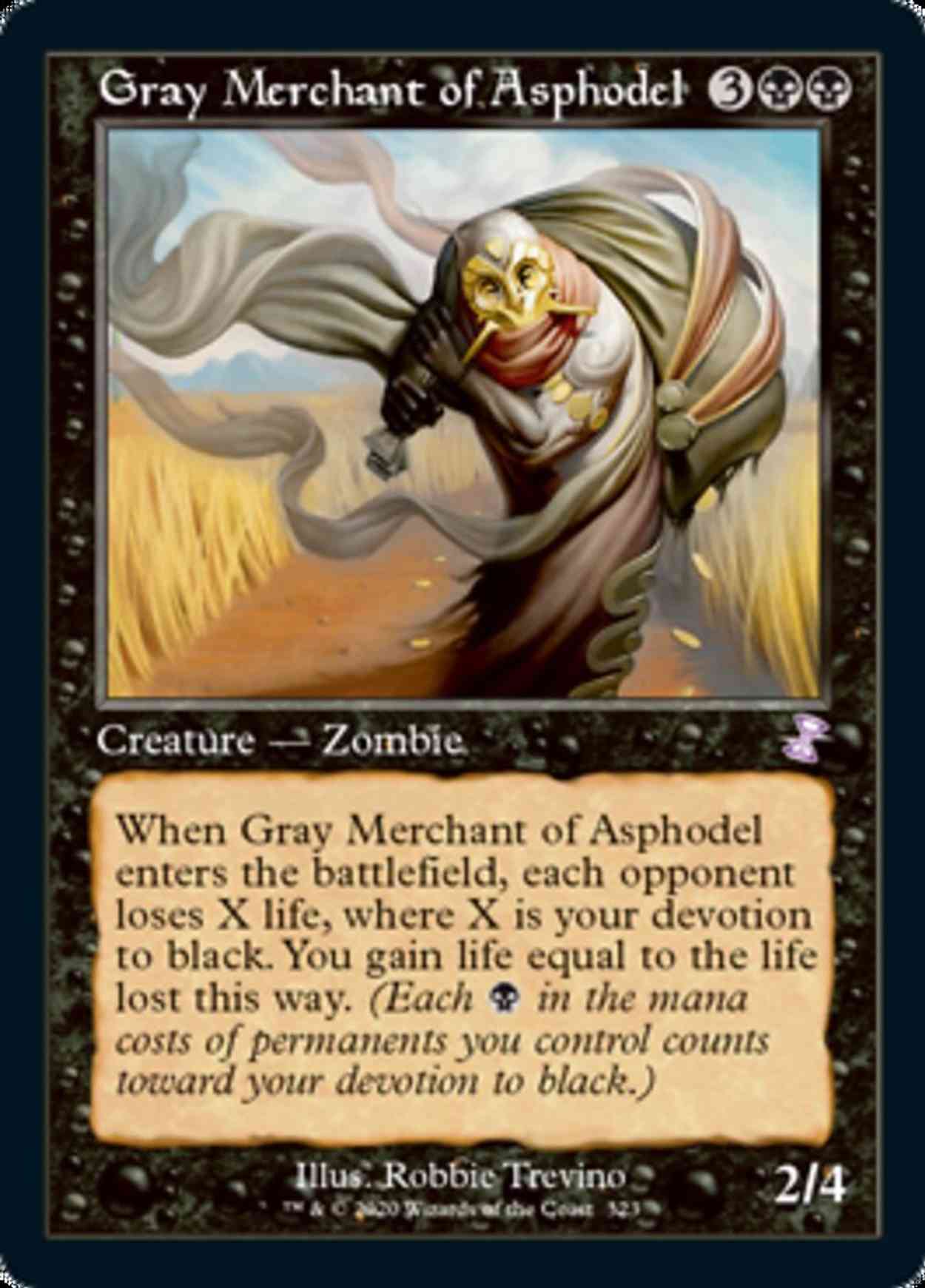 Gray Merchant of Asphodel magic card front