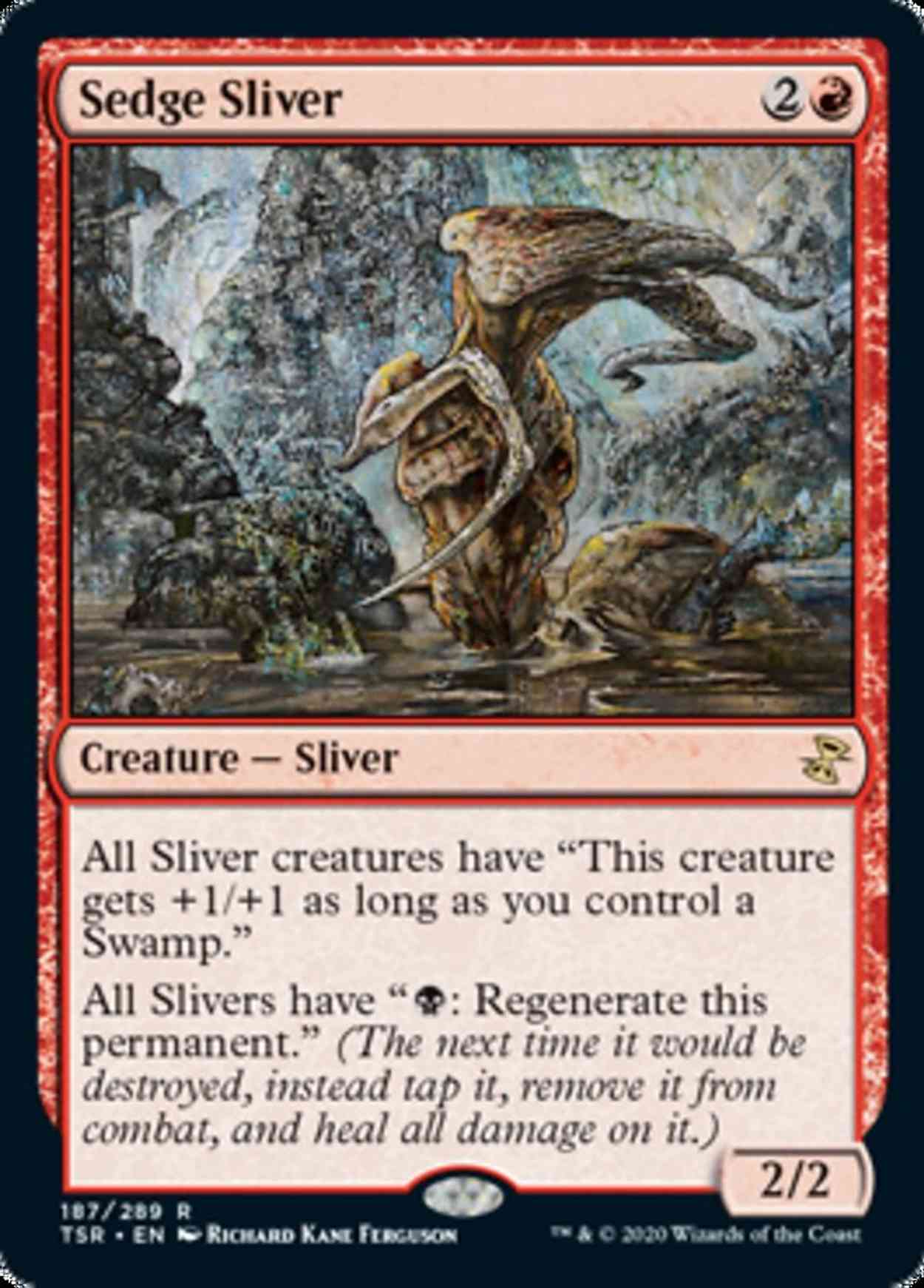 Sedge Sliver magic card front