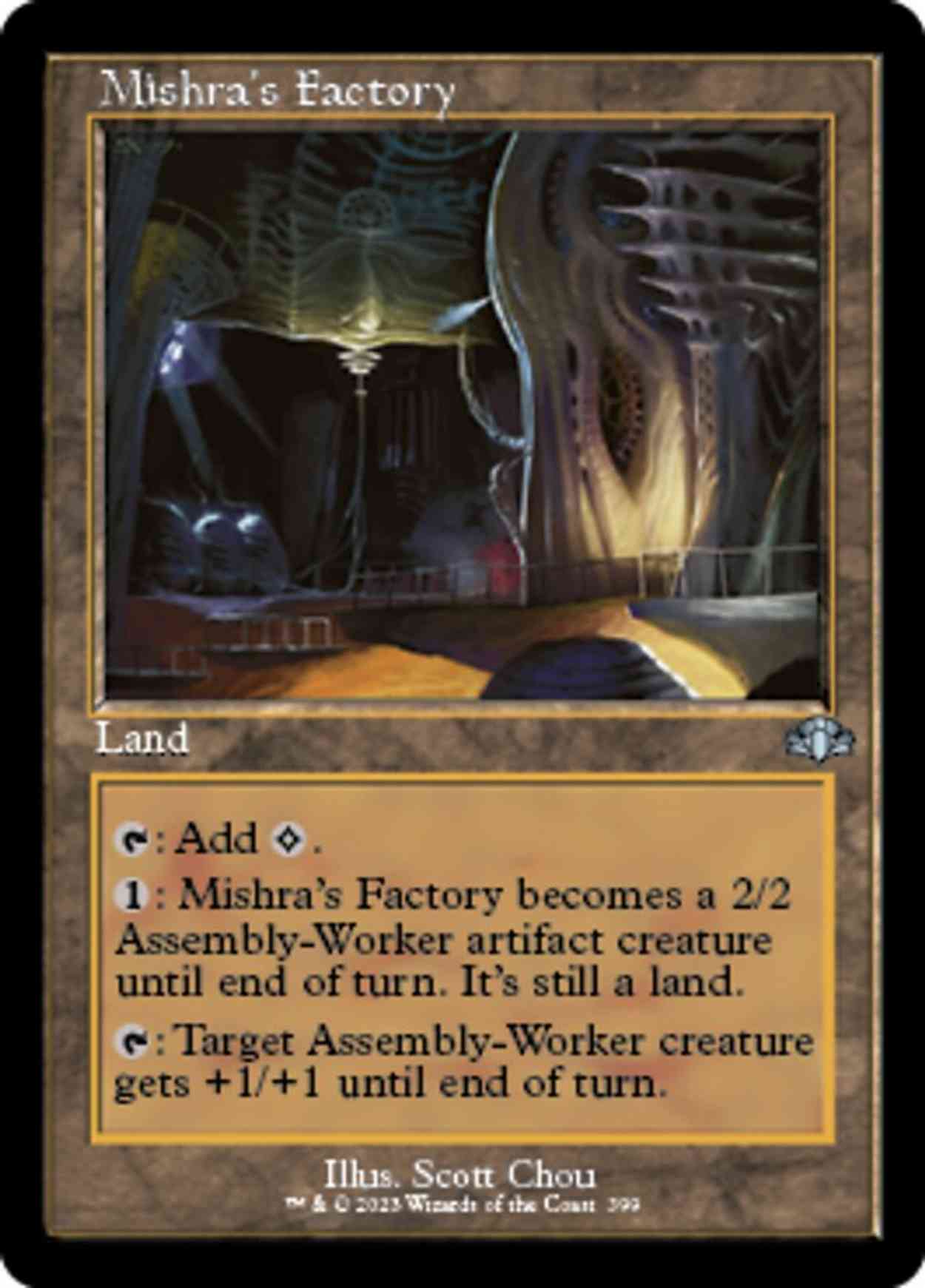 Mishra's Factory (Retro Frame) magic card front