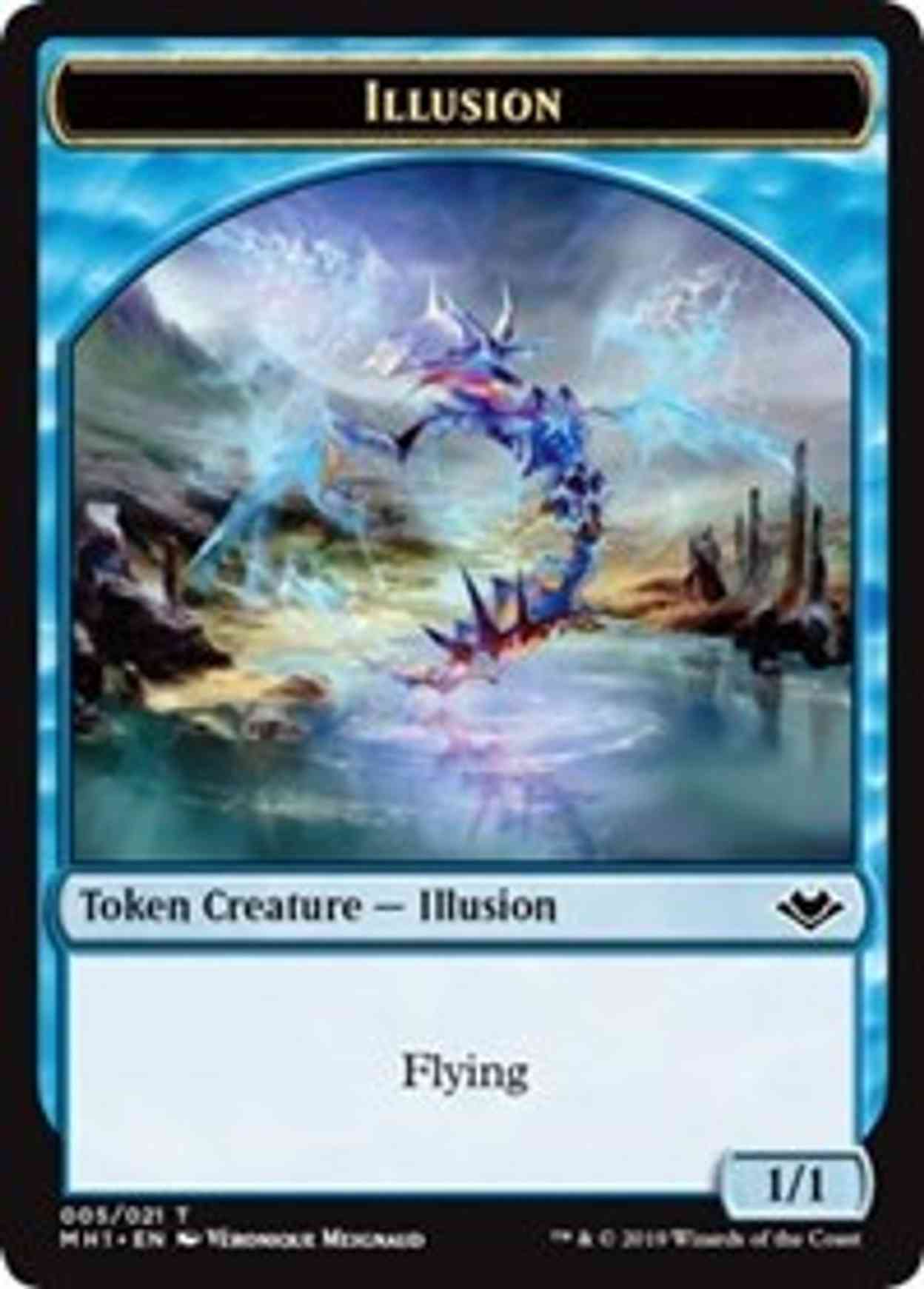 Illusion Token (005) magic card front