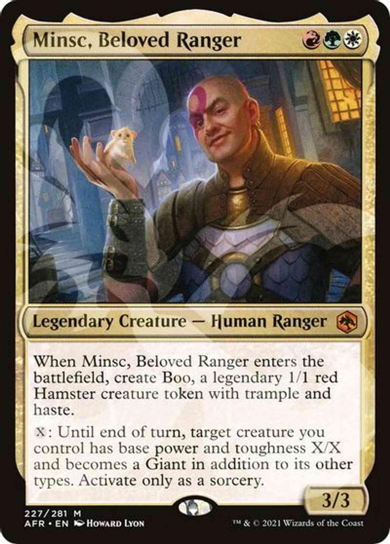 Minsc, Beloved Ranger magic card front