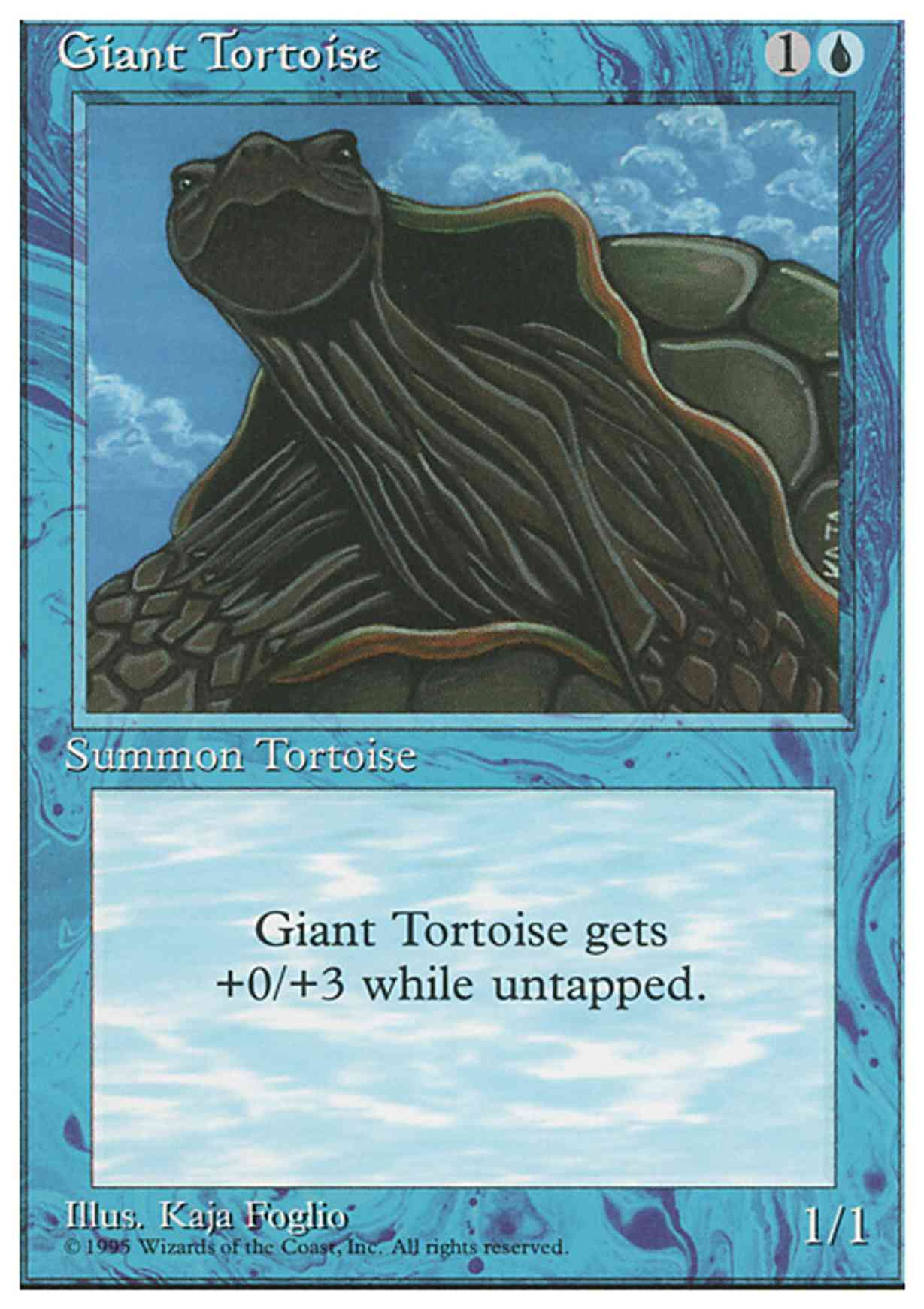 Giant Tortoise magic card front