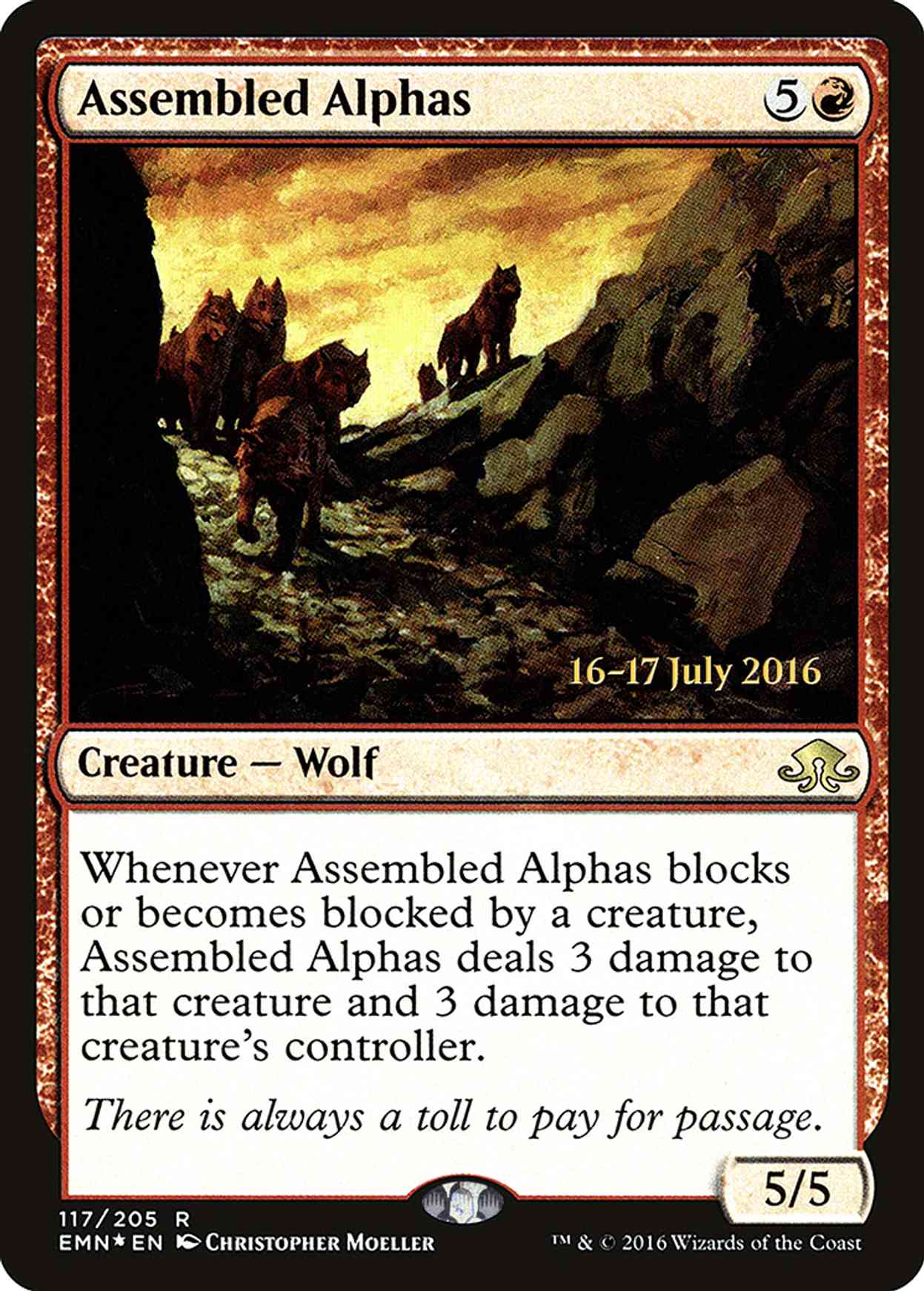 Assembled Alphas magic card front