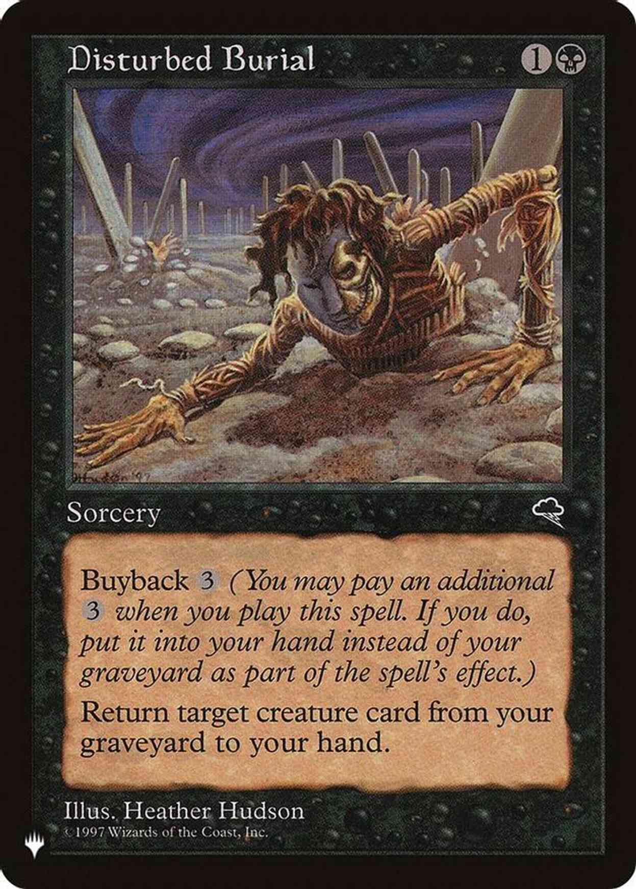 Disturbed Burial magic card front