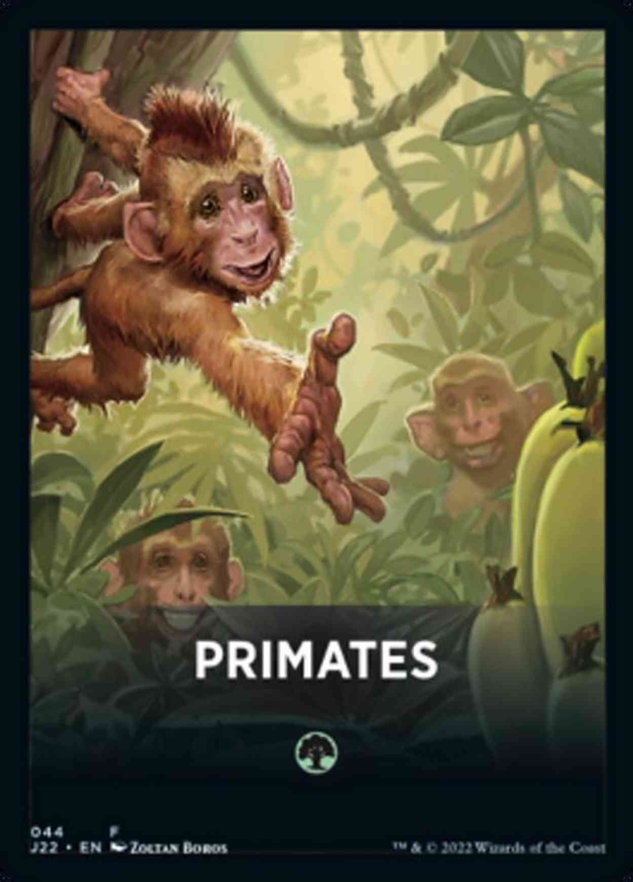 Primates Theme Card magic card front