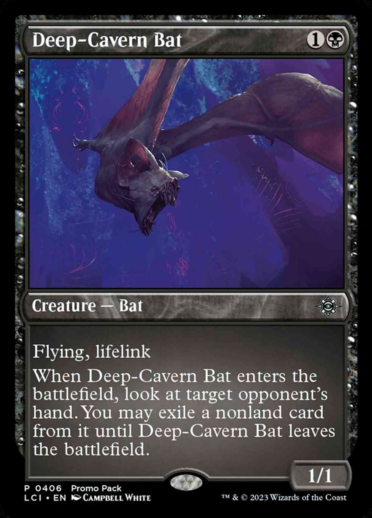 Deep-Cavern Bat magic card front