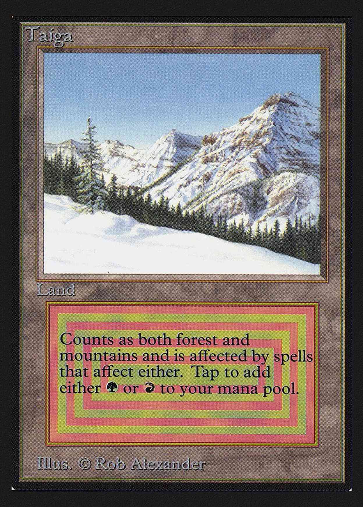 Taiga (IE) magic card front
