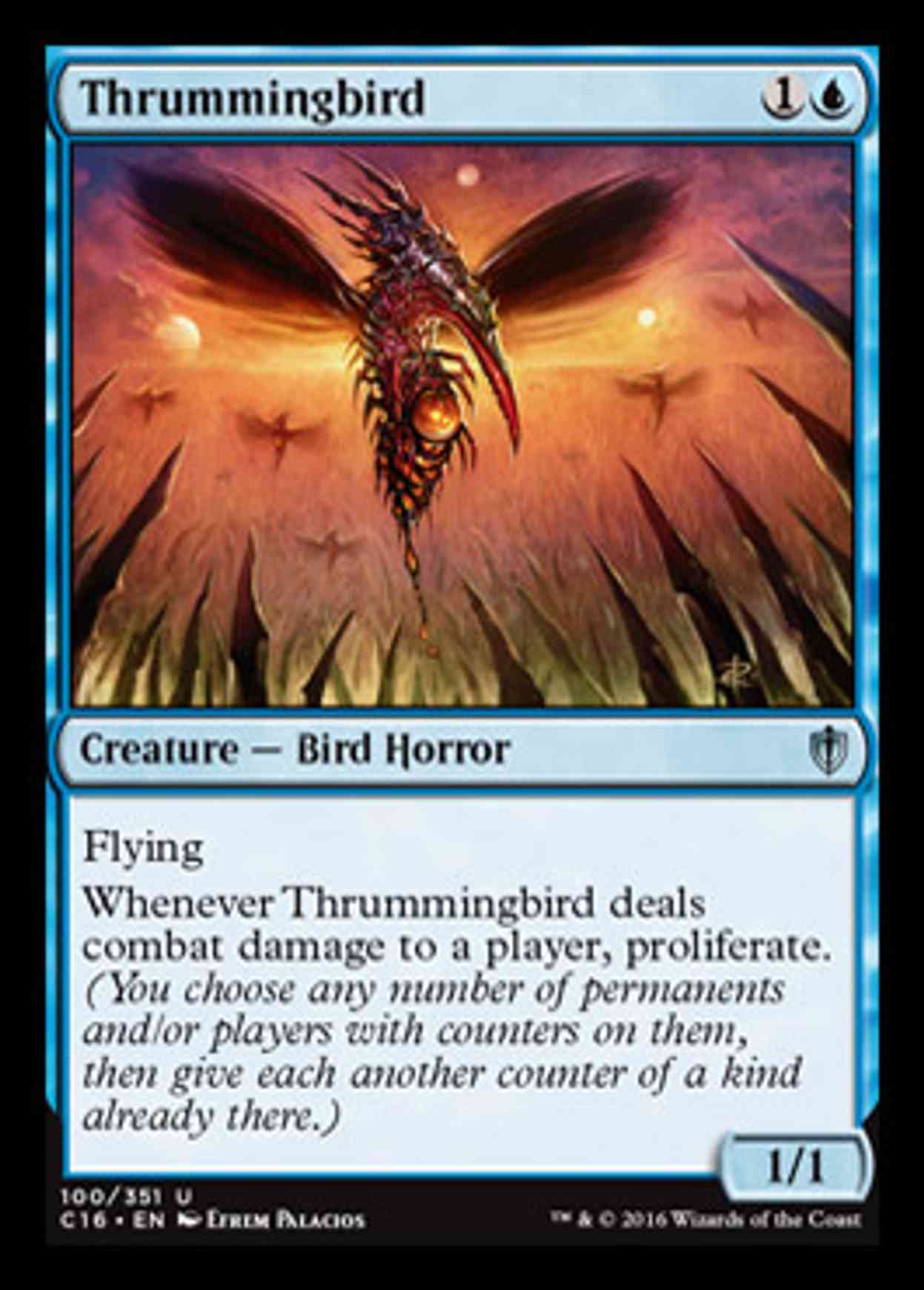 Thrummingbird magic card front