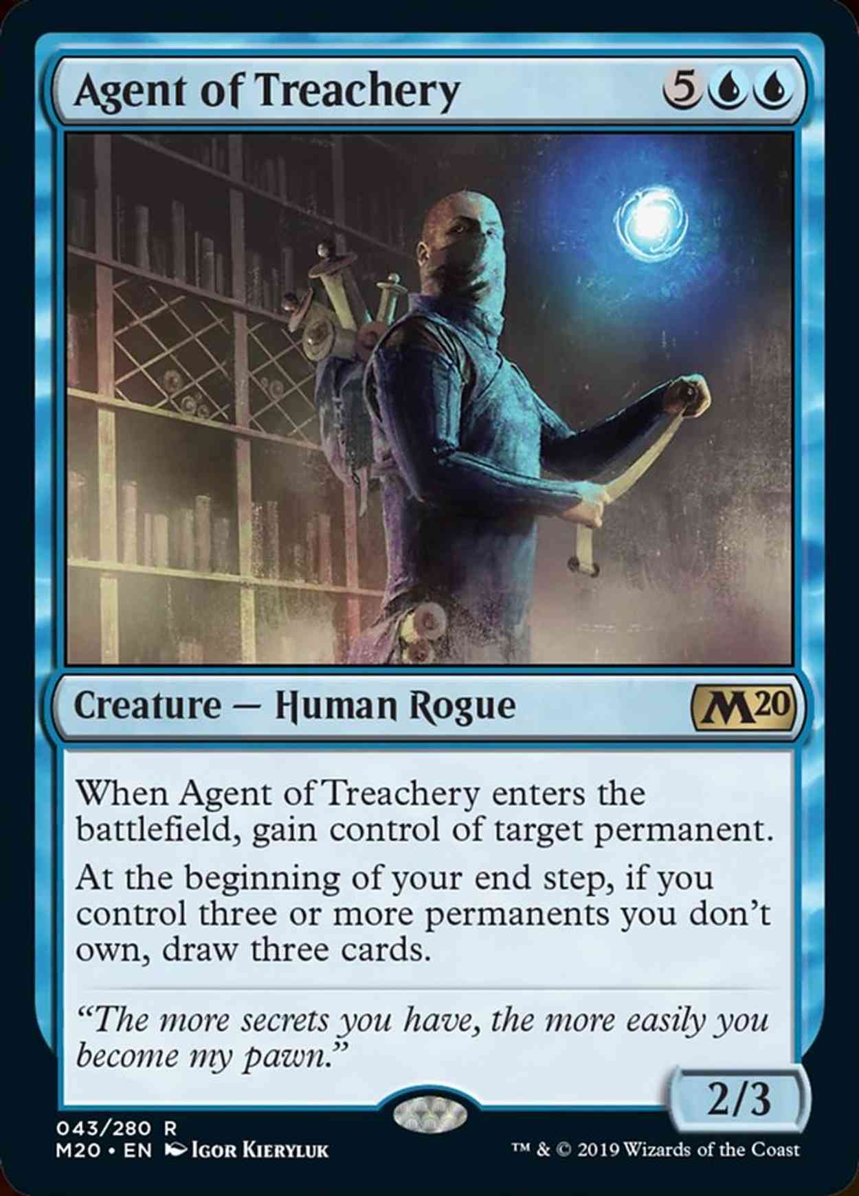 Agent of Treachery magic card front