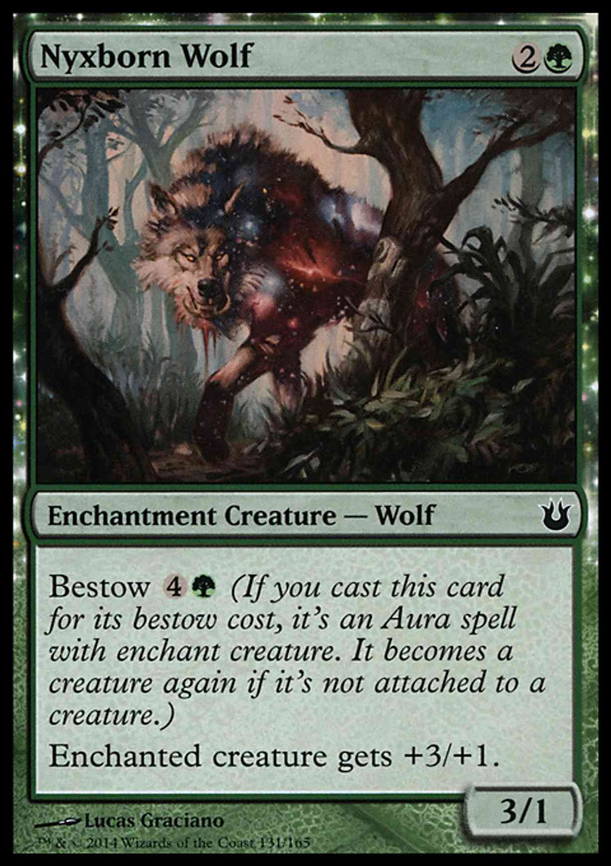 Nyxborn Wolf magic card front