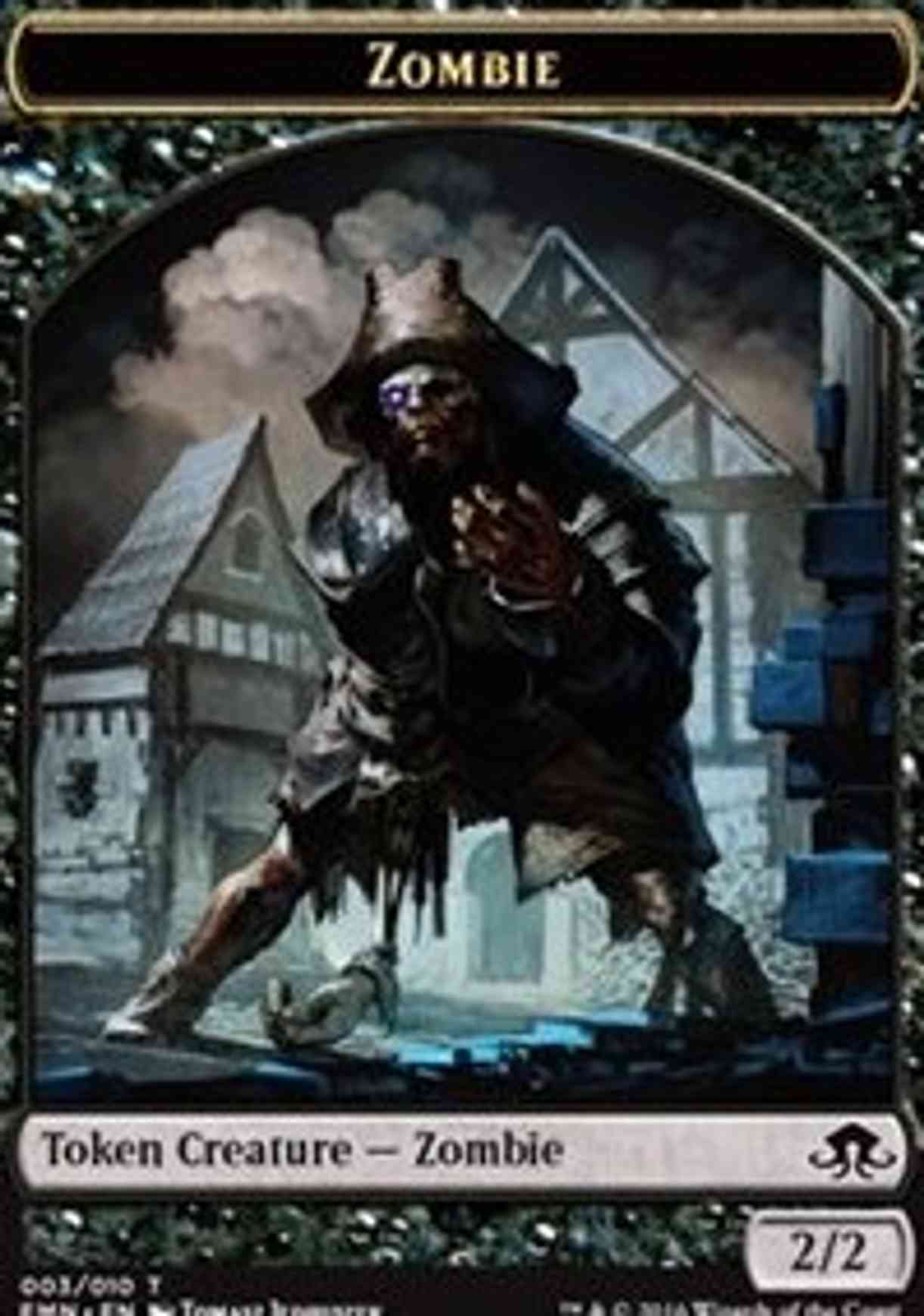 Zombie Token (3) magic card front