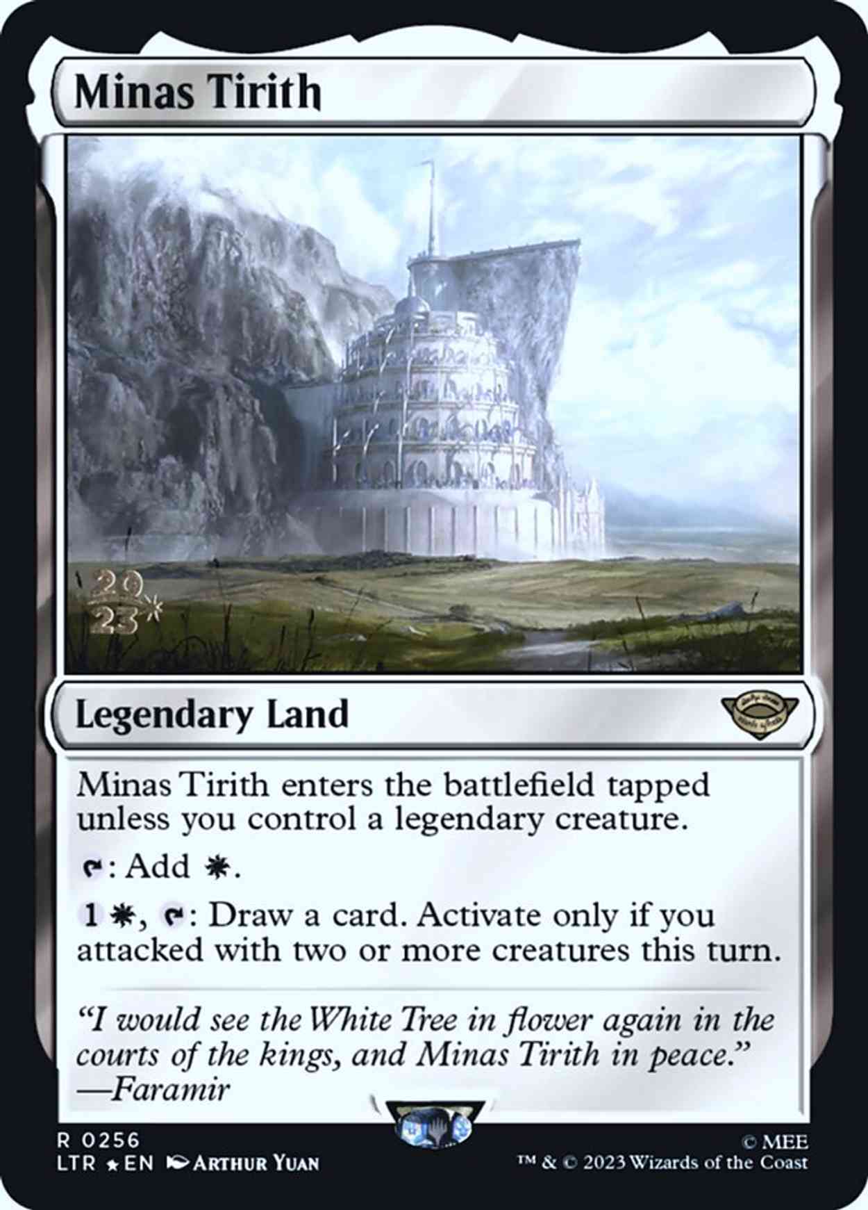 Minas Tirith magic card front